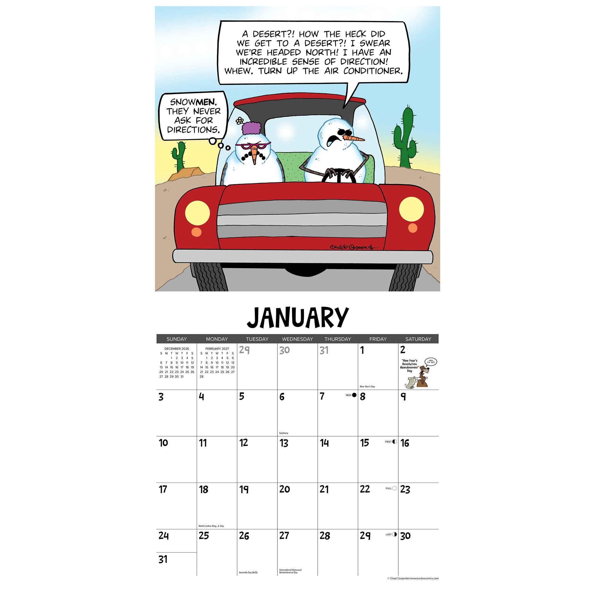 Tundra 2027 Wall Calendar - Online Only