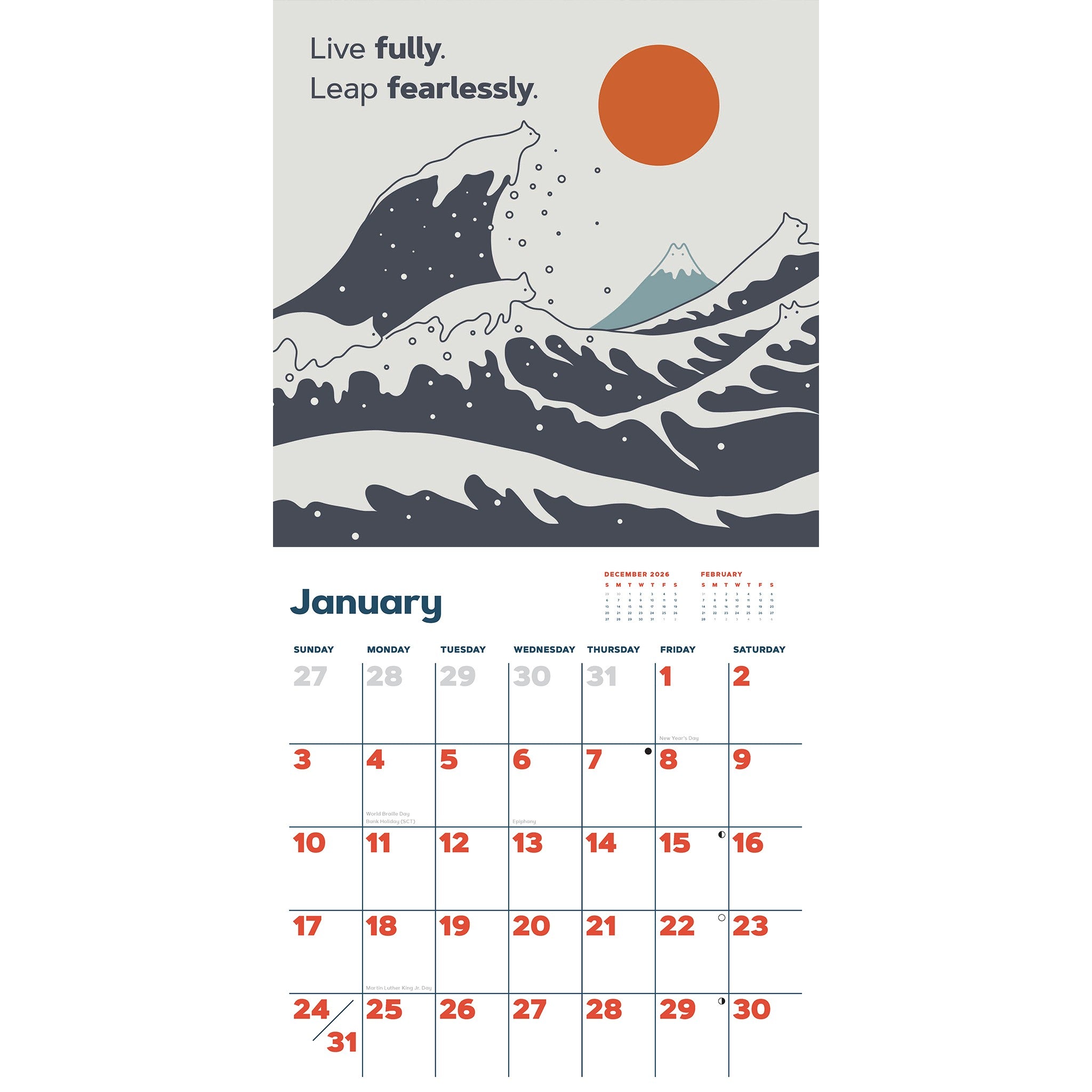 Catffirmations 2027 Wall Calendar - Online Only