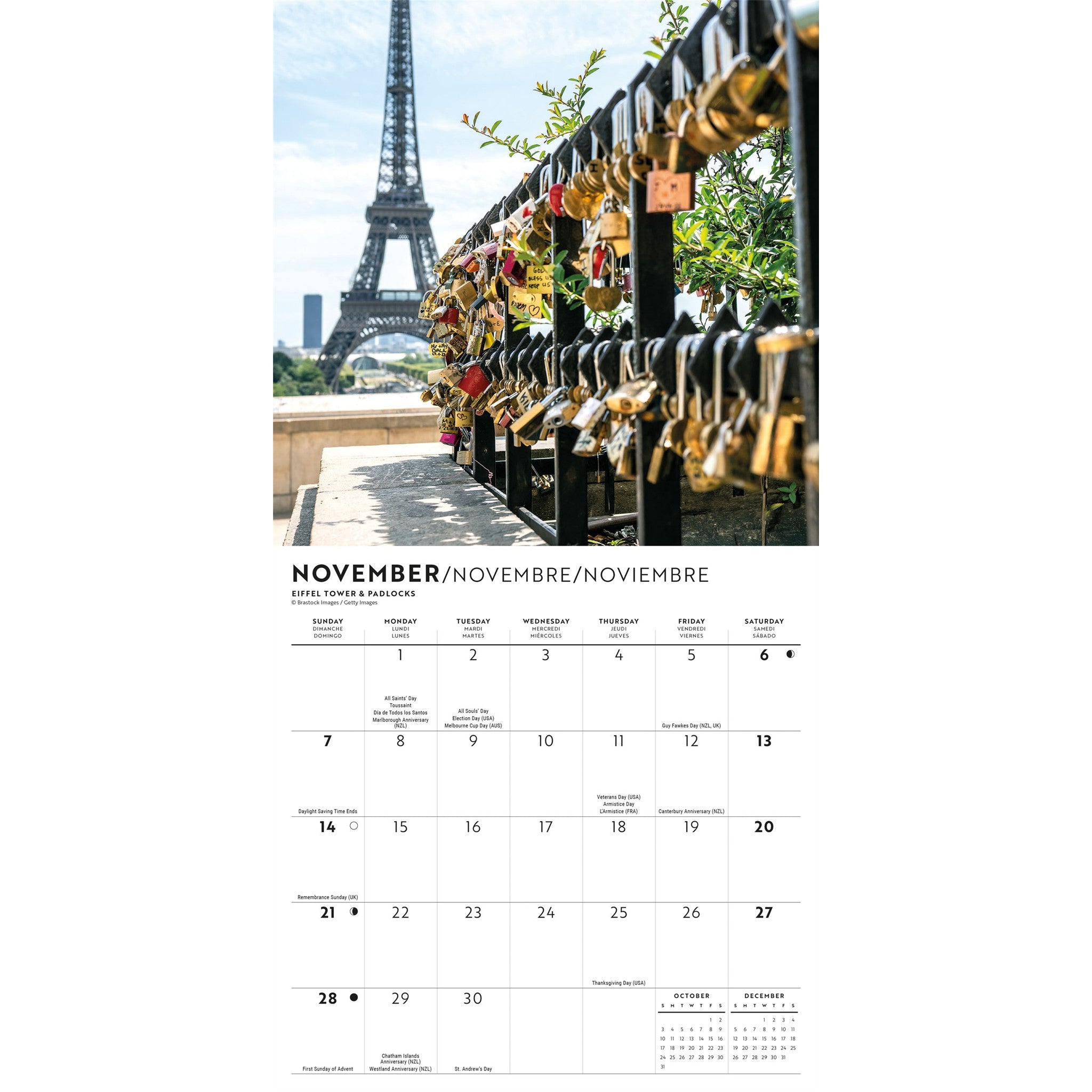 Mini-calendrier Art de vivre parisien 2027