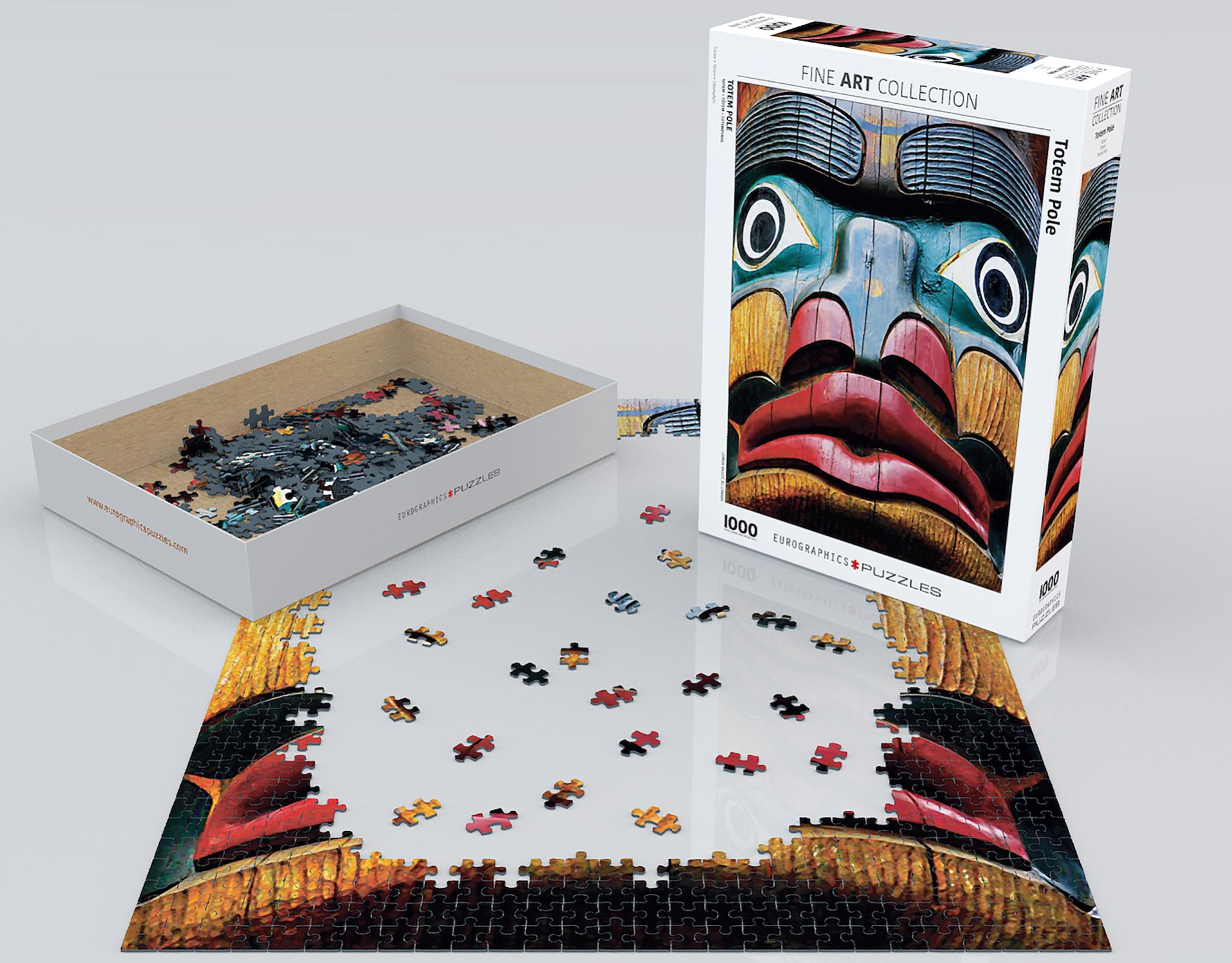 Totem Pole 1000 Piece Puzzle - Online Only