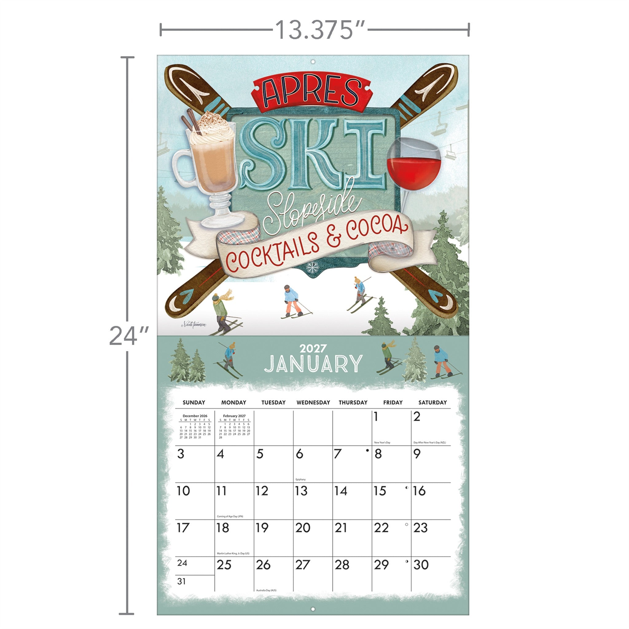 Happy Hour 2027 Wall Calendar