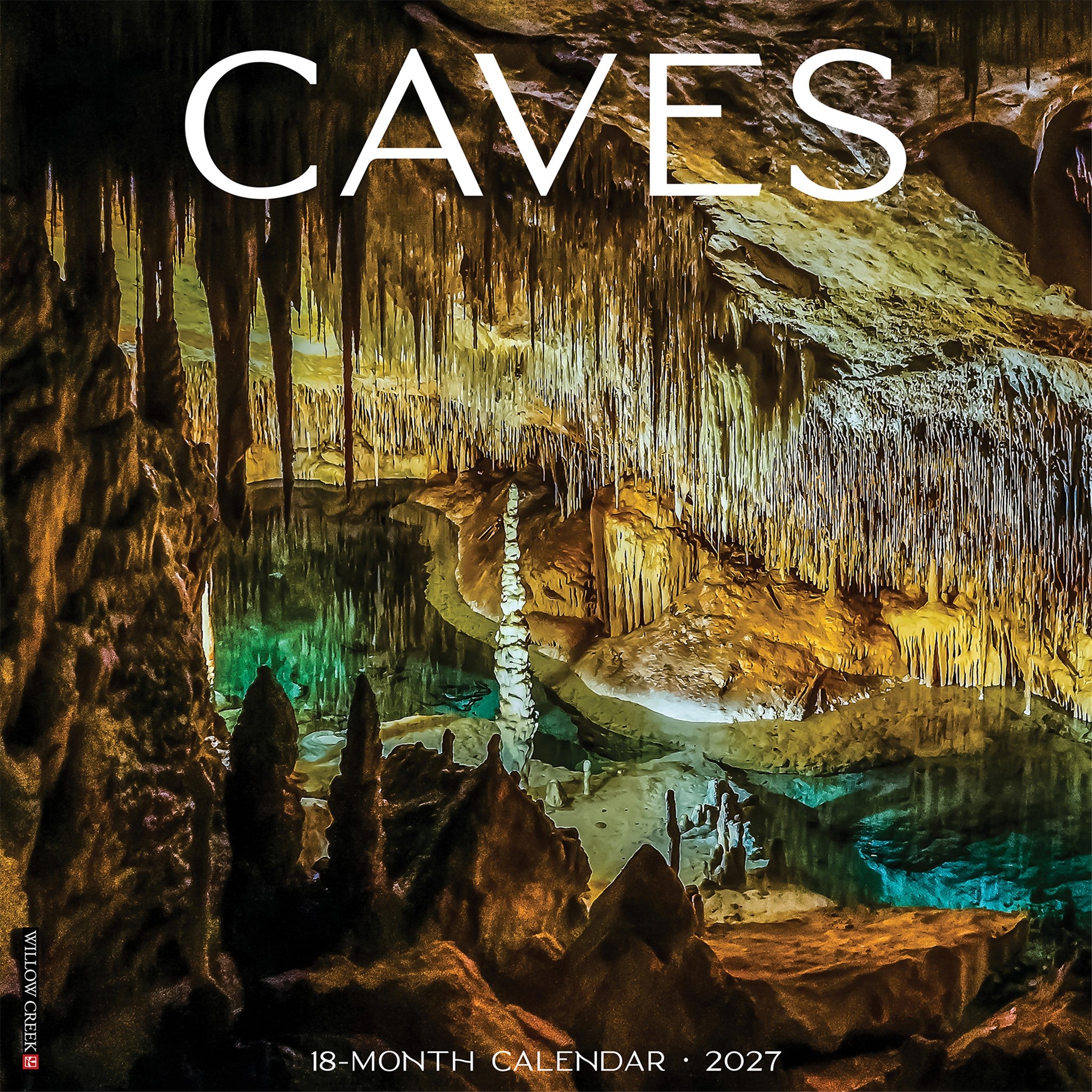 Caves 2027 Wall Calendar