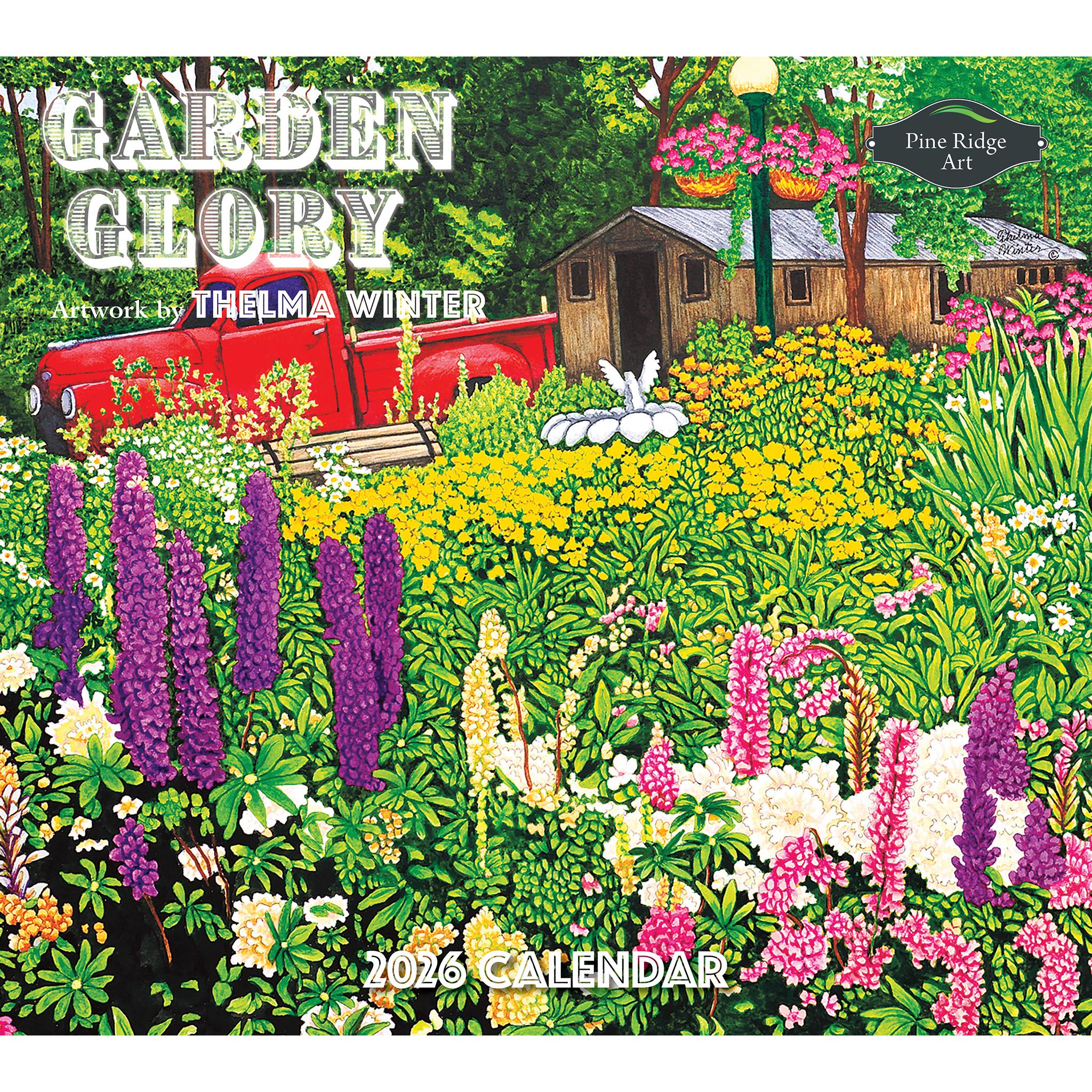 Calendrier mural Garden Glory 2026 - Disponible uniquement en ligne