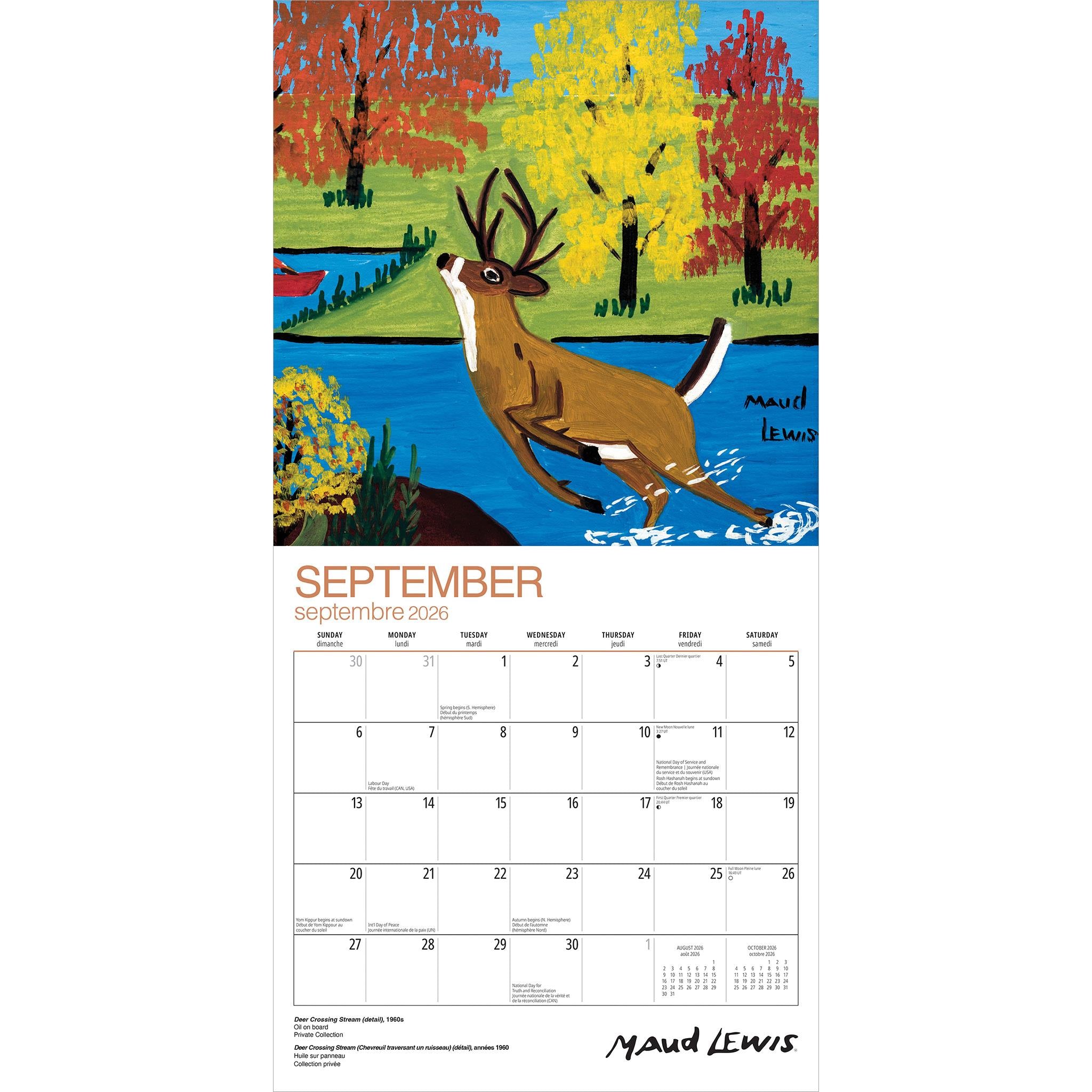 Maud Lewis 2026 Wall Calendar