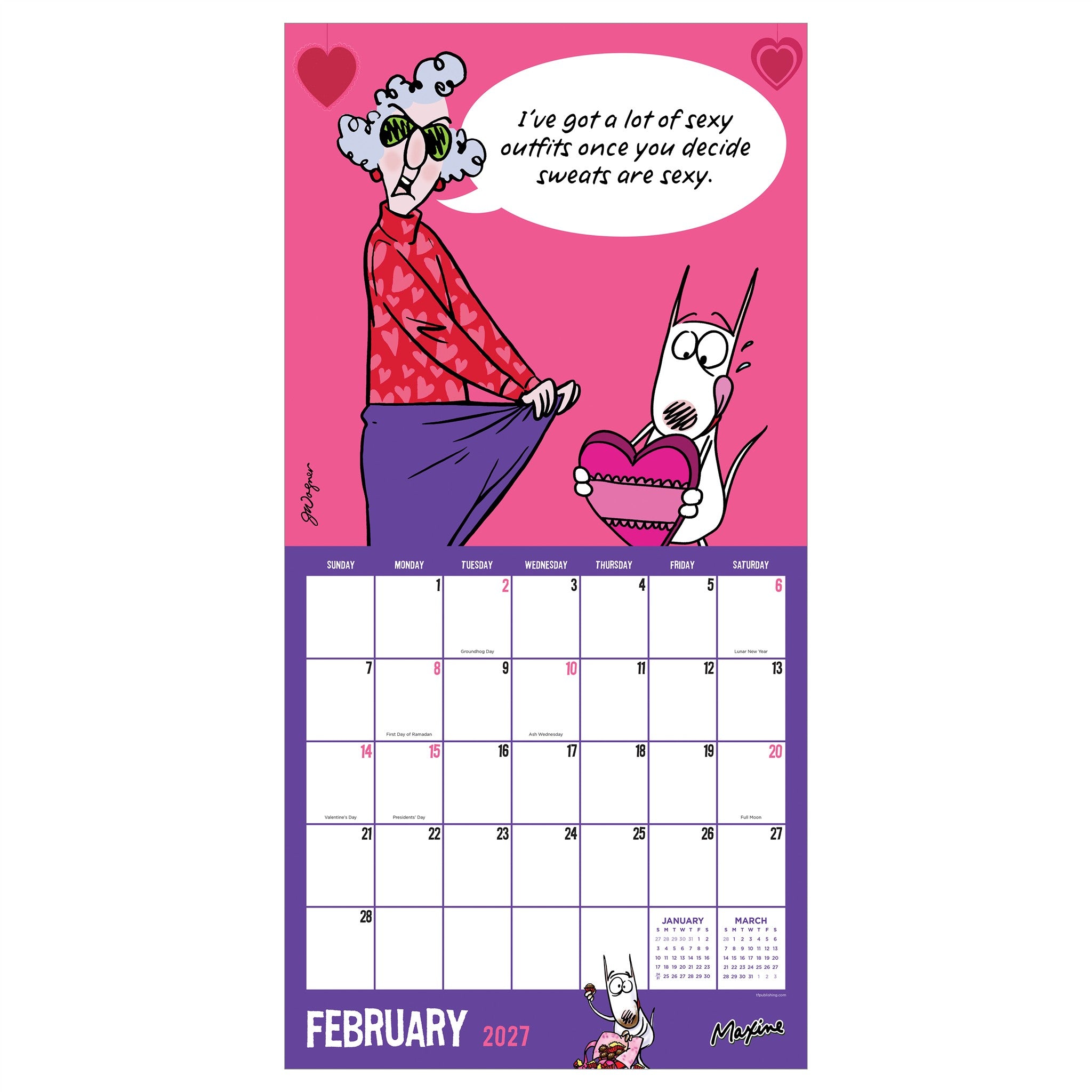 Maxine 2027 Wall Calendar