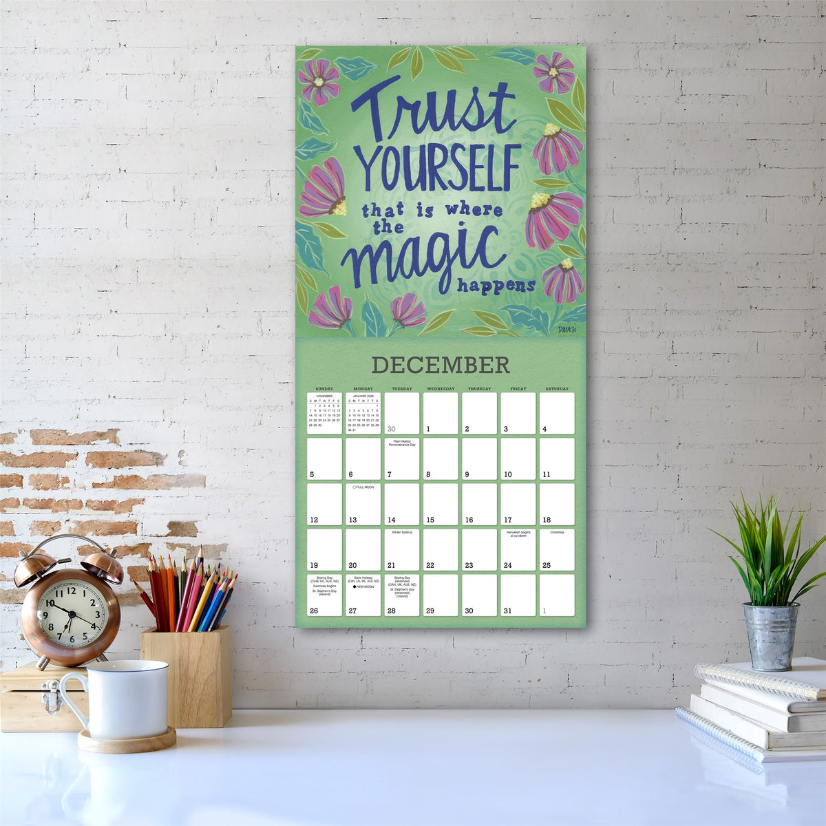 Calendrier mural Une année d'espoir et d'inspiration 2027