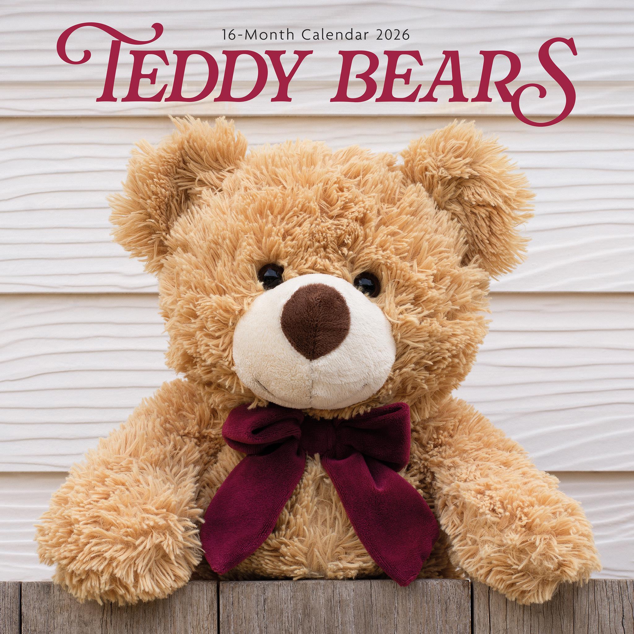 Teddy Bears 2026 Wall Calendar