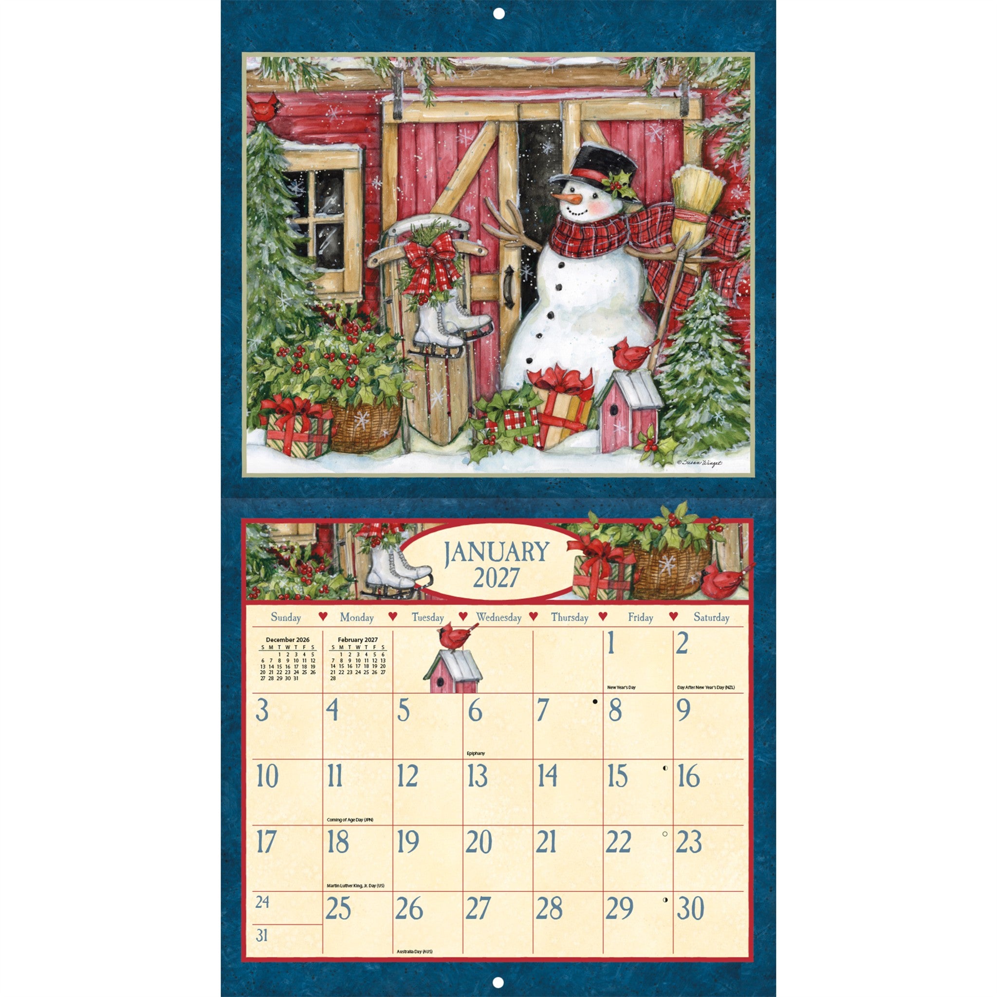 Heart and Home Special Edition with Print 2027 Wall Calendar