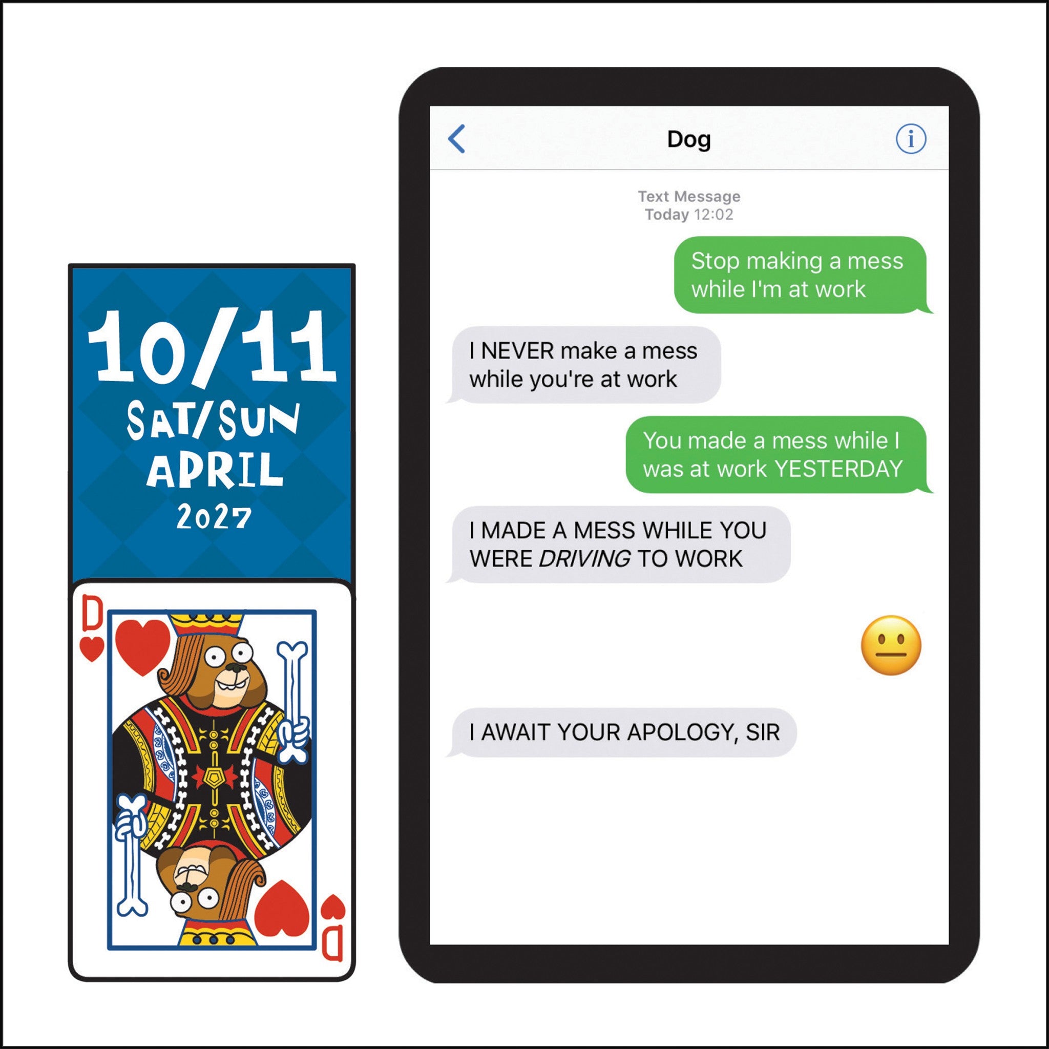 Texts from Dog 2027 Box Calendar
