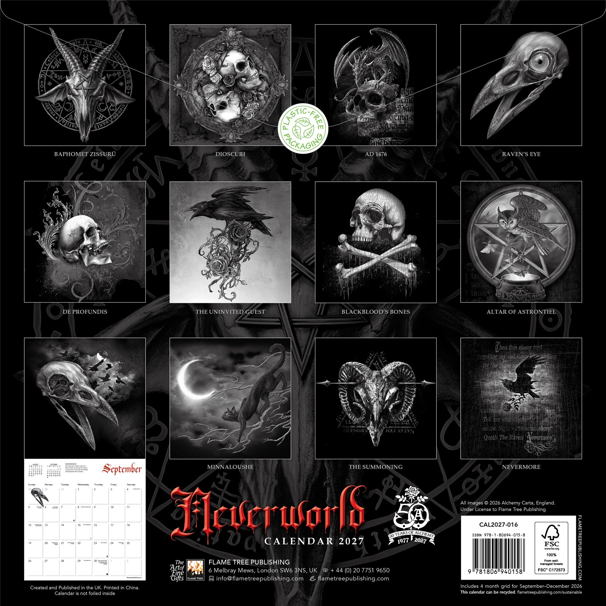 Alchemy: Neverworld 2027 Wall Calendar - Online Only