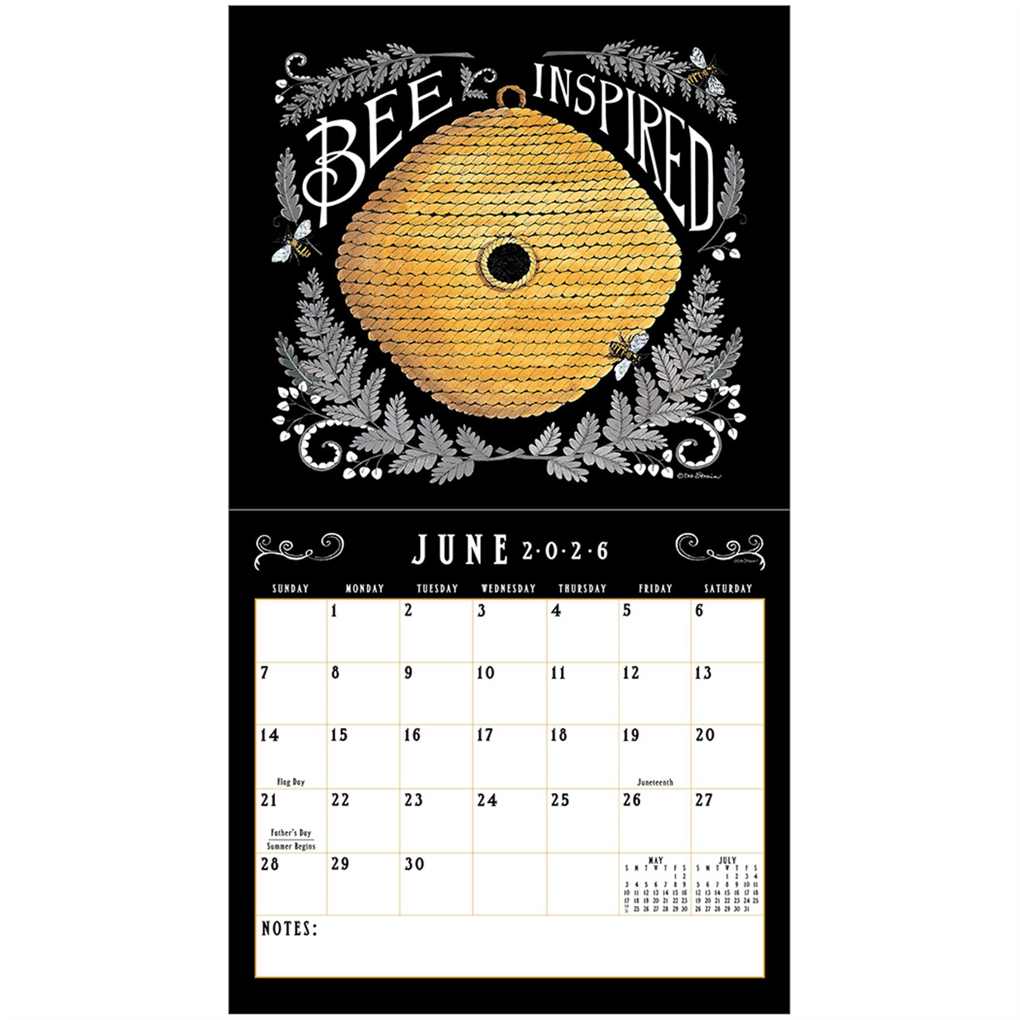 Calendrier mural de luxe Beautiful Life 2026 - Disponible uniquement en ligne