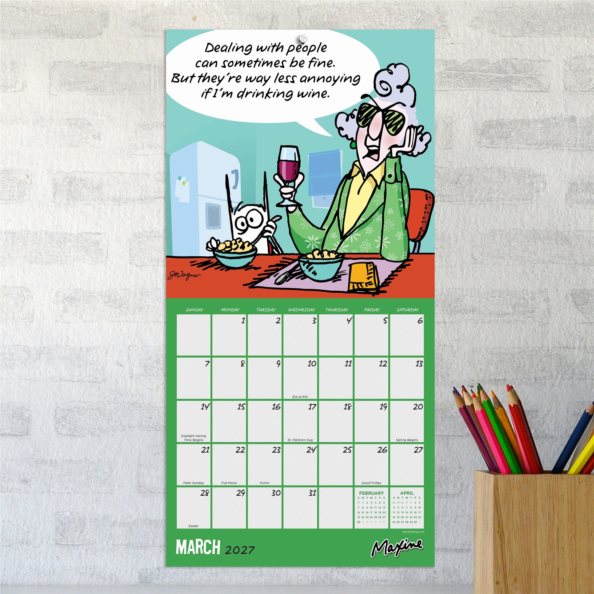 Maxine 2027 Mini Calendar