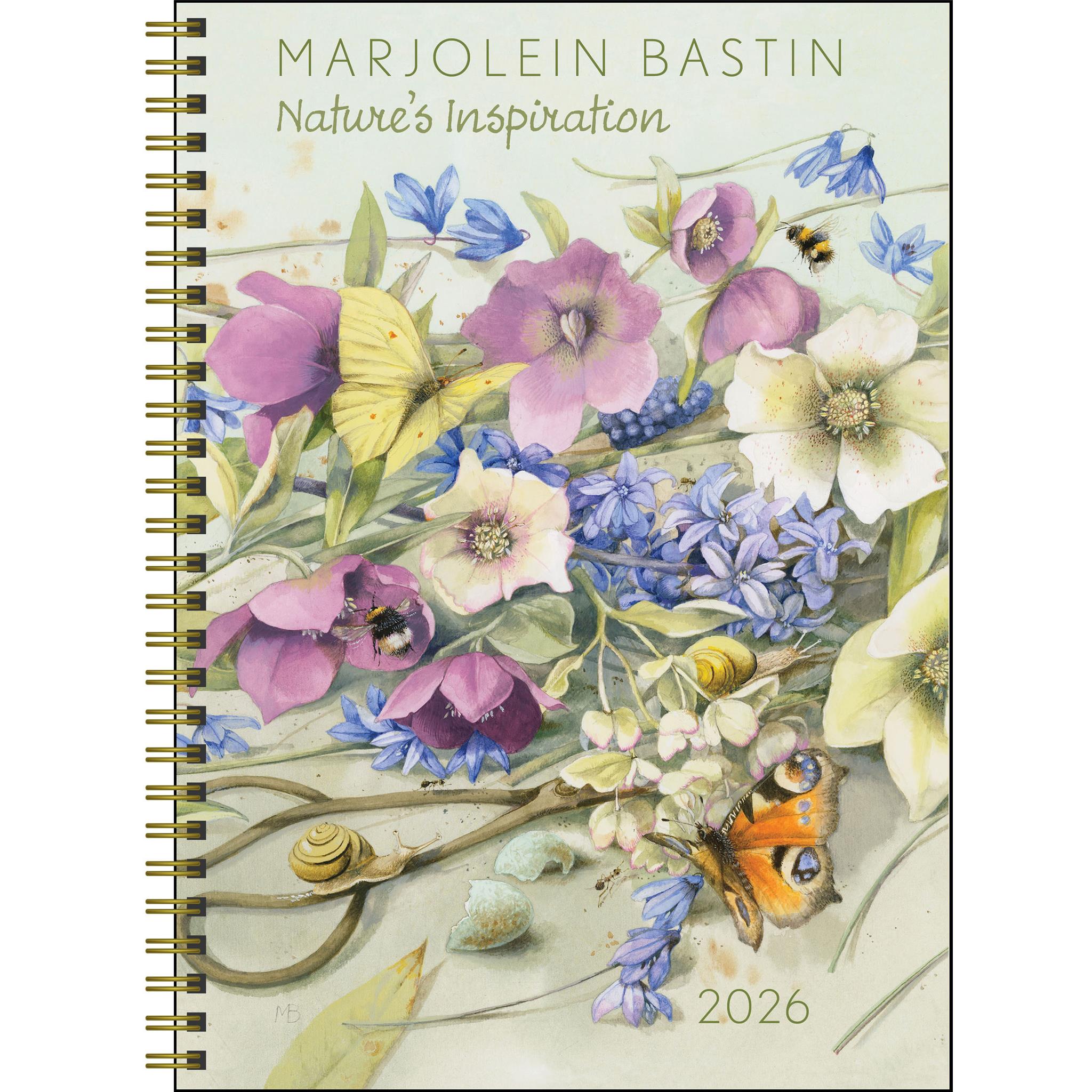 Calendrier des fiançailles 2026 de Marjolein Bastin, inspiré par la nature