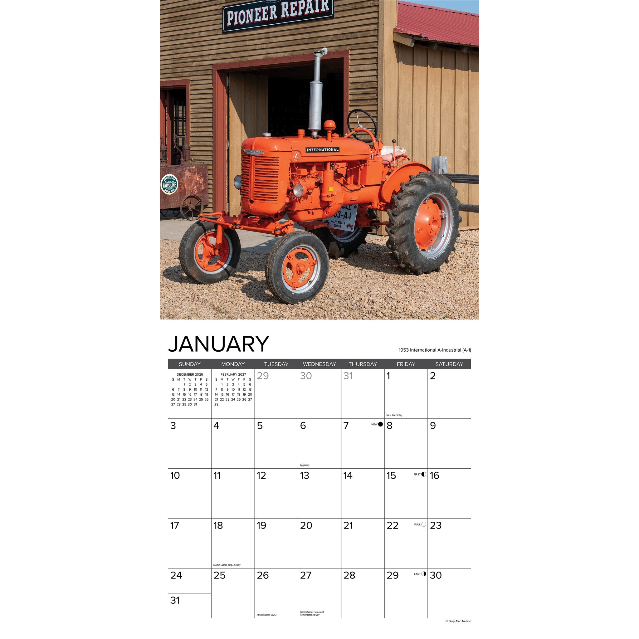 Classic Tractors 2027 Wall Calendar