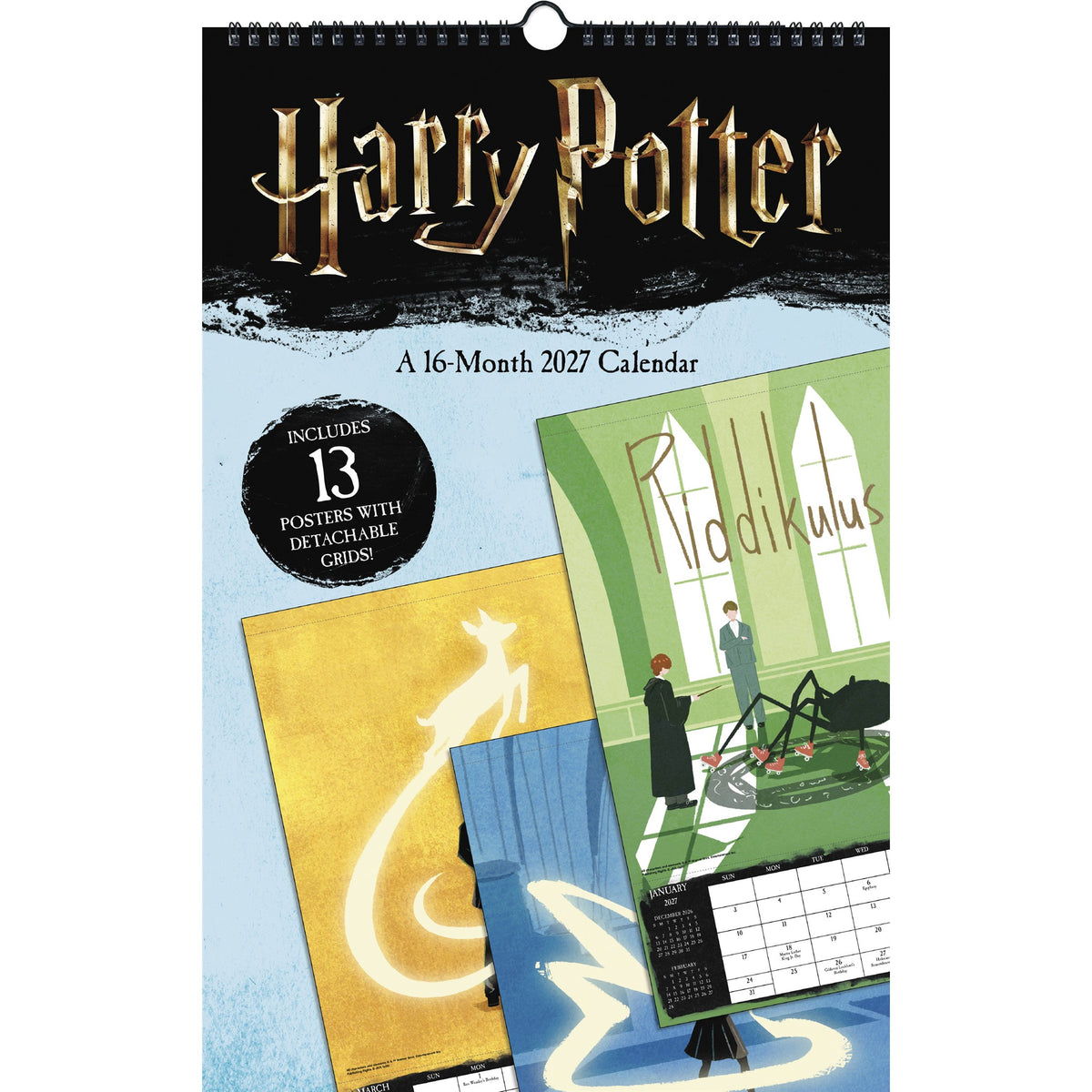 Calendrier mural Harry Potter 2027 – Exclusivité web