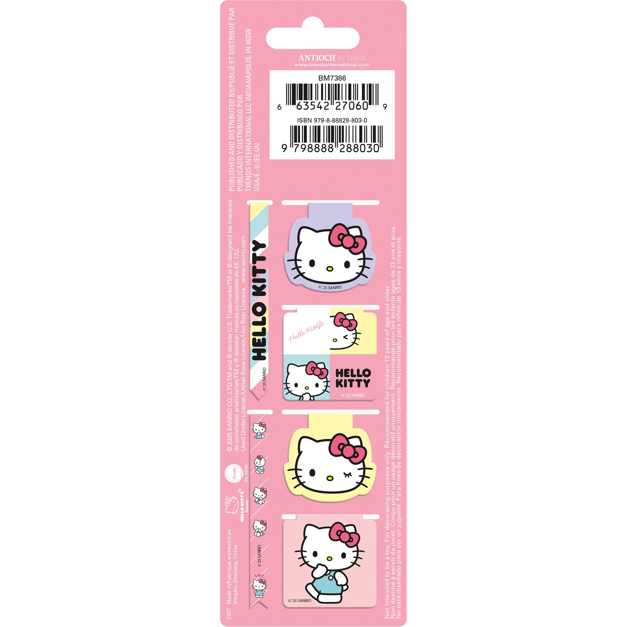 Hello Kitty Magnetic Page Clips