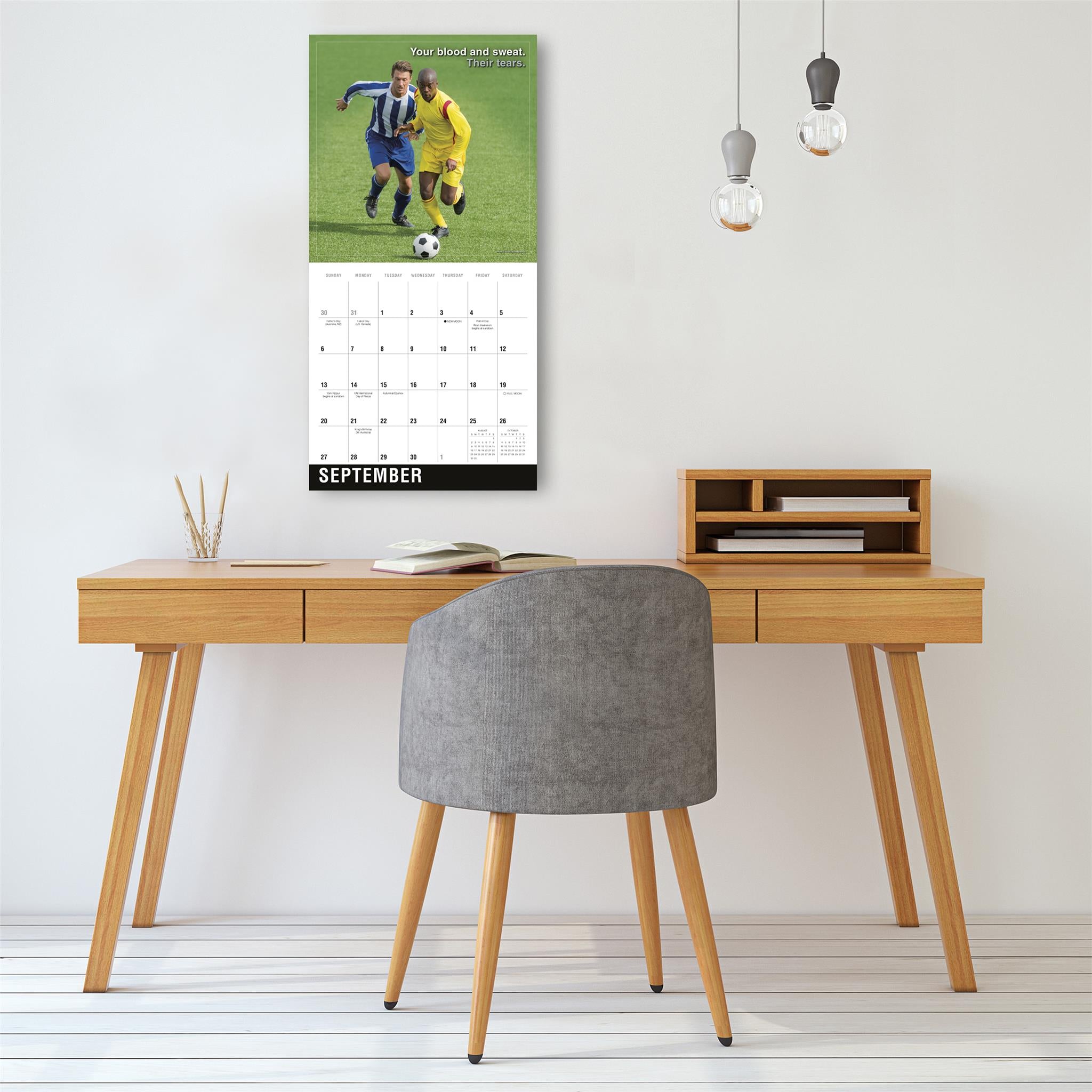 Soccer 2026 Wall Calendar