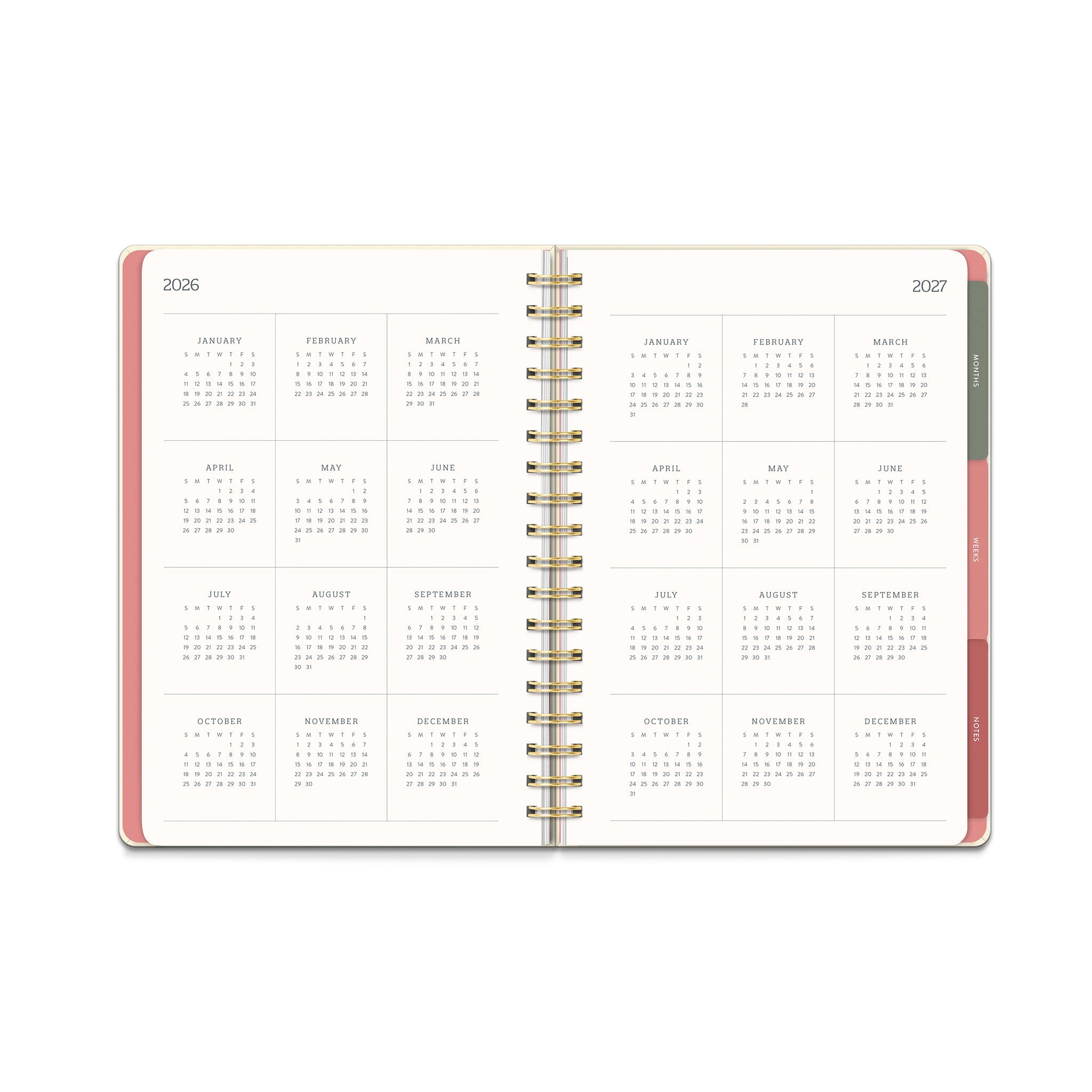 Age of Romance Tri-Tab 2026-2027 Engagement Calendar