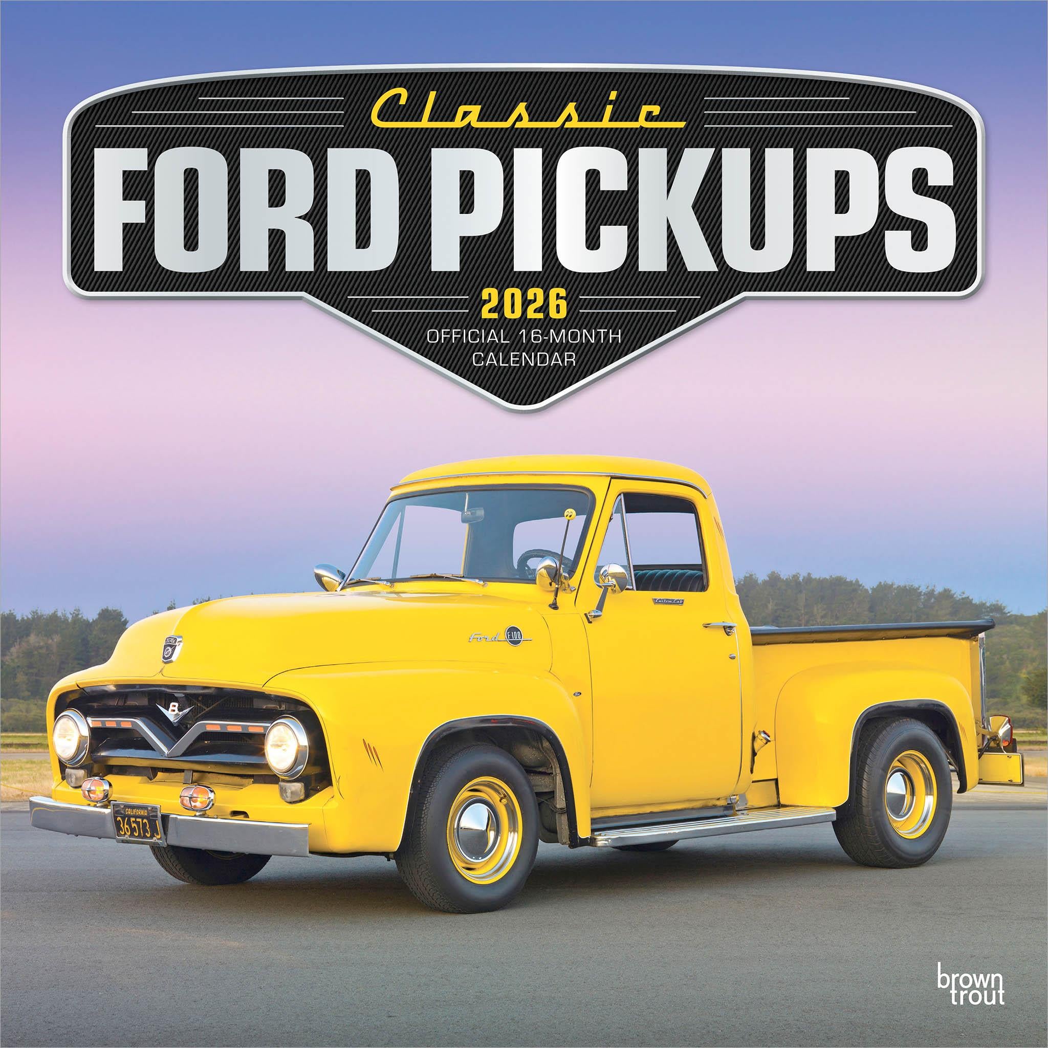 Calendrier mural Ford Pickups Classic 2026