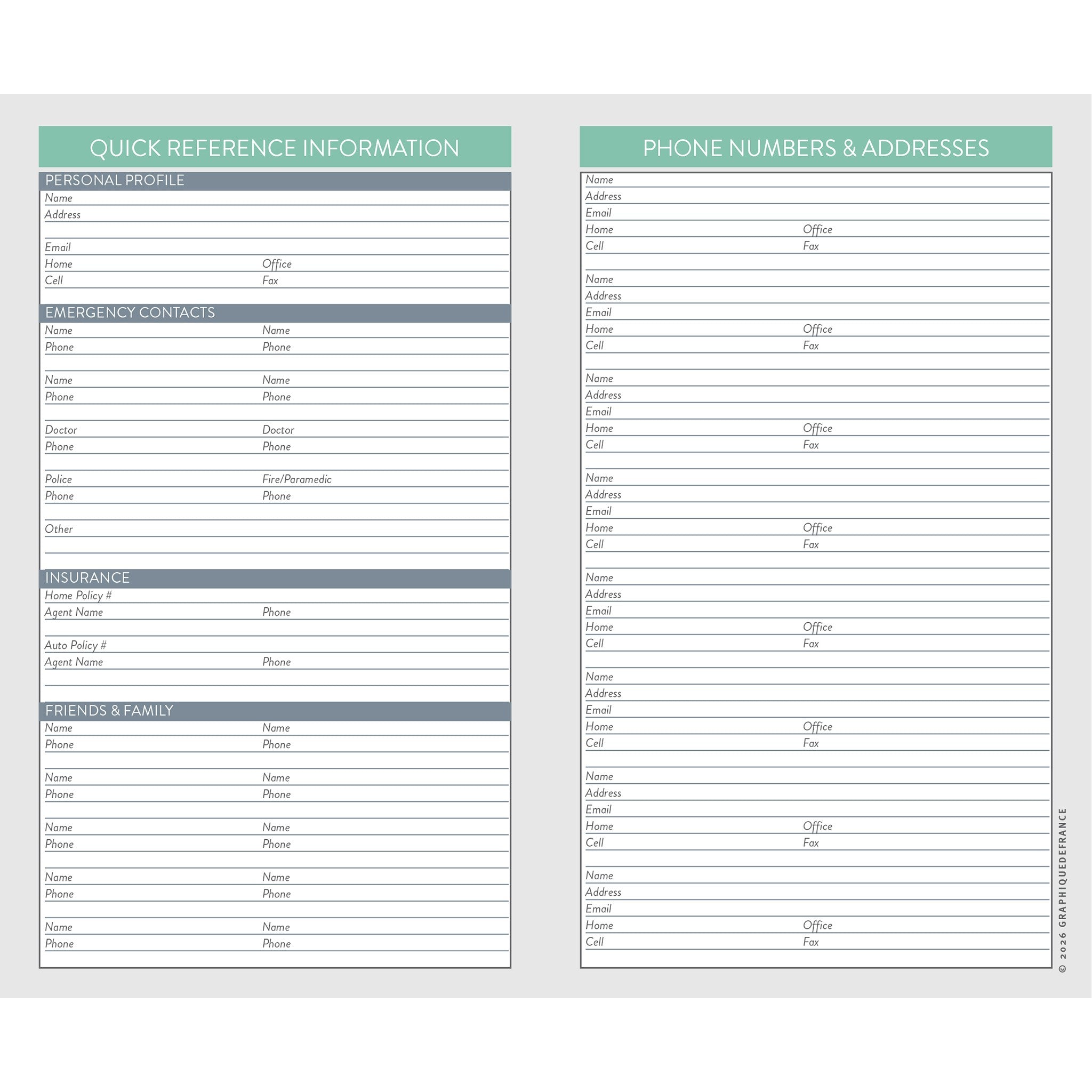 Joyful Landscapes 2026-2028 2-Year Pocket Planner