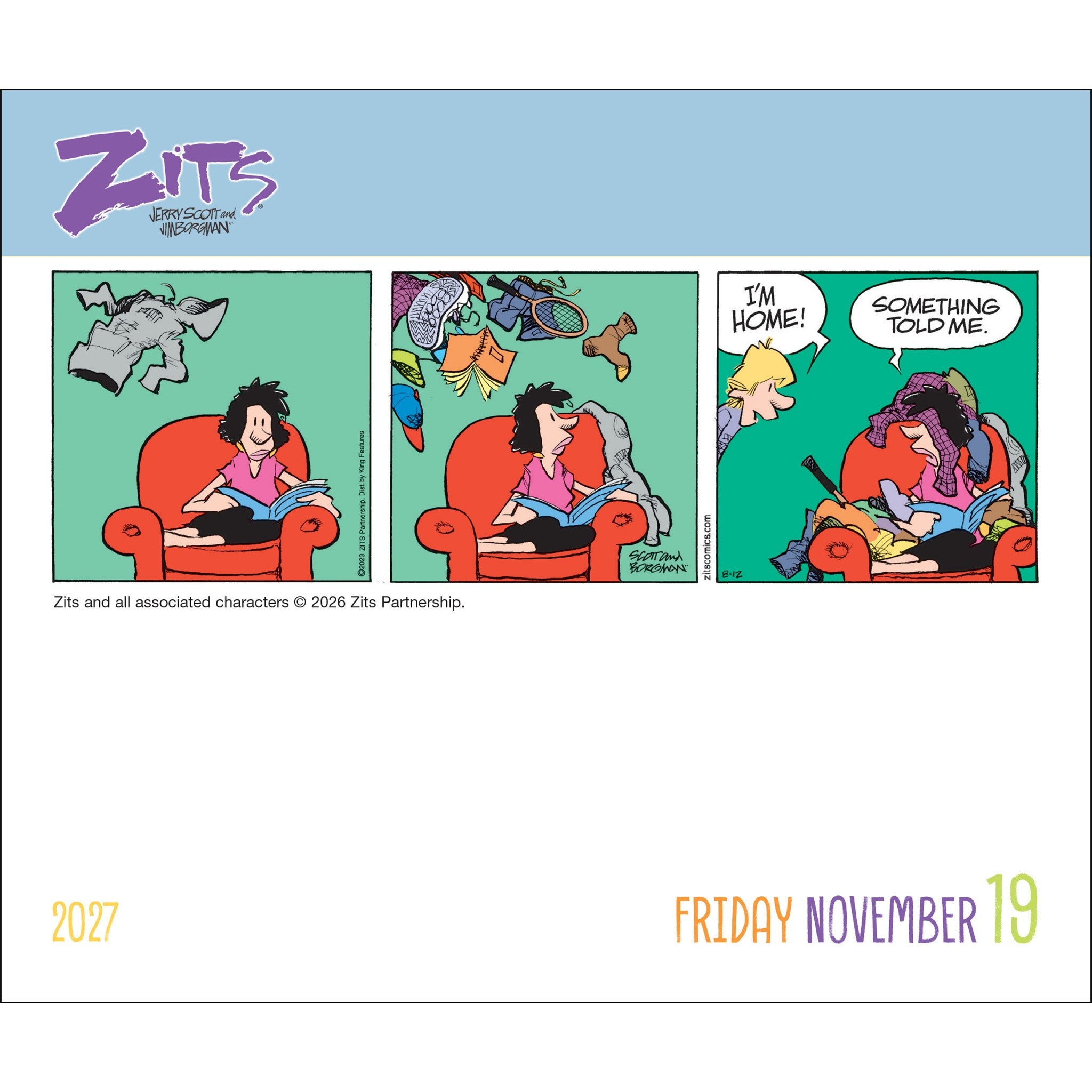 Zits 2027 Box Calendar