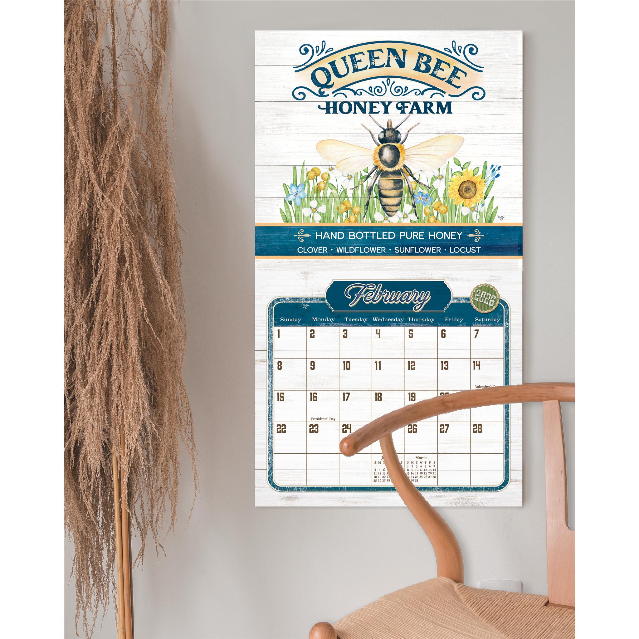 Calendrier mural de luxe Farm To Table 2026