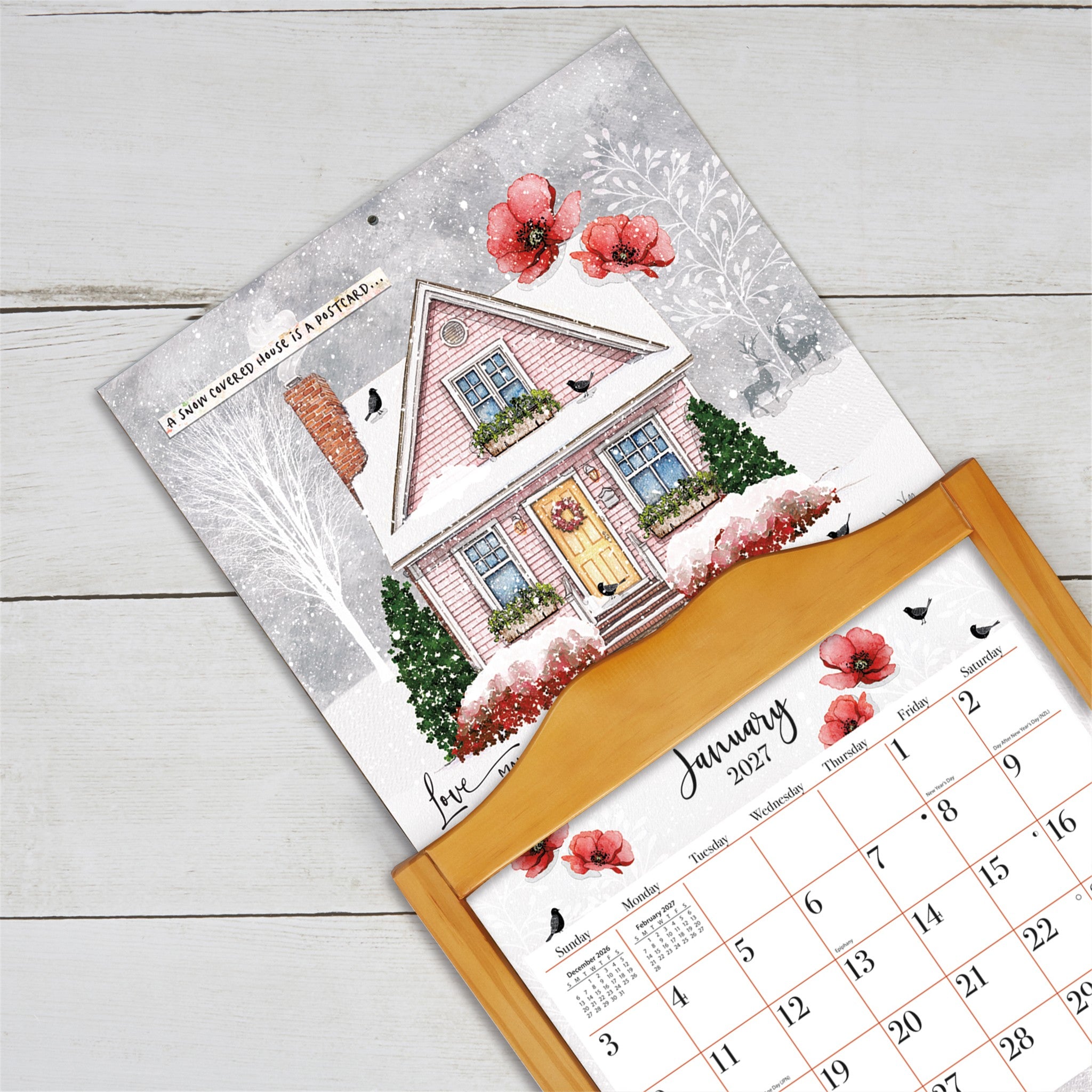Calendrier Mural 2027 "Bénis Cette Maison" - Exclusivité en ligne