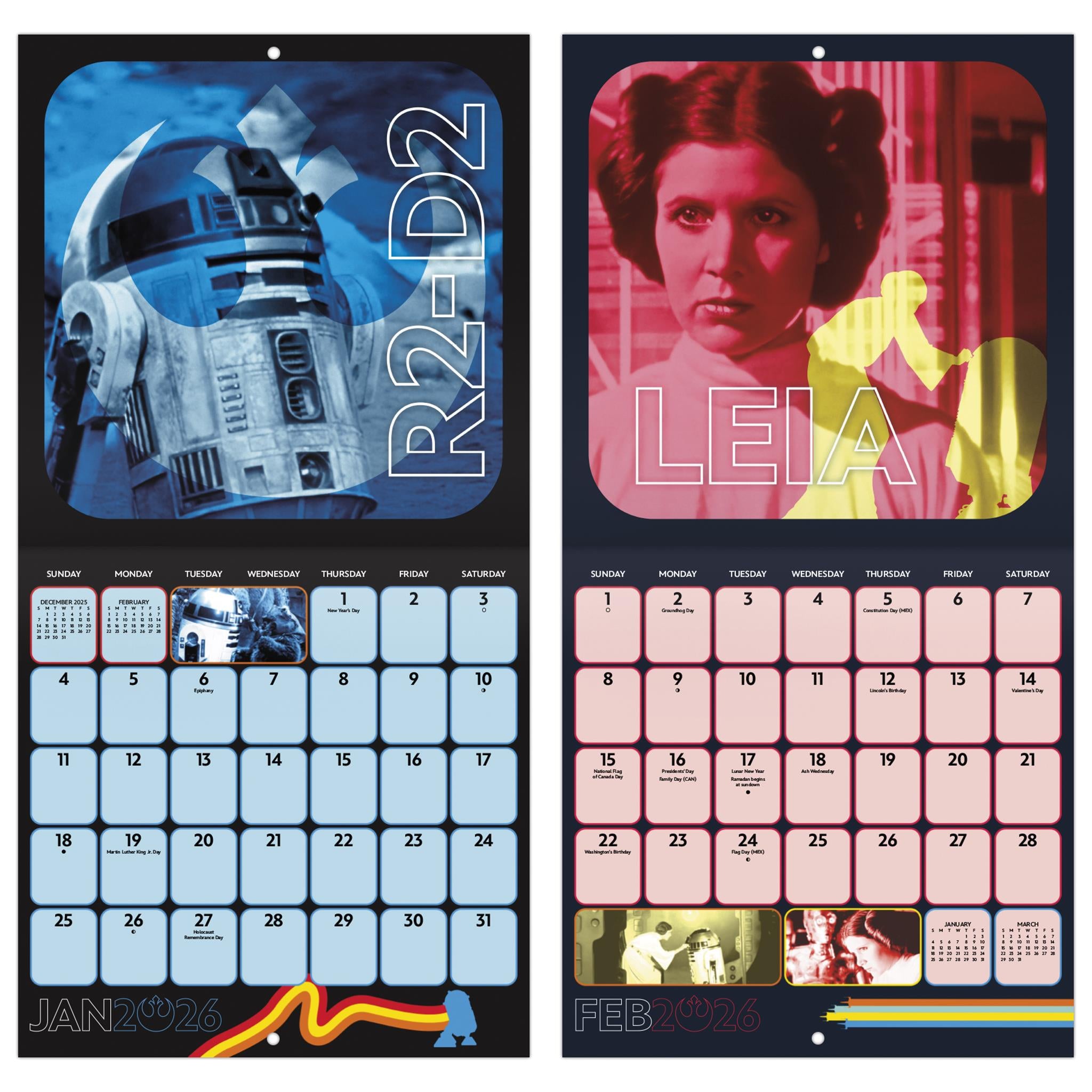 Star Wars 2026 Mini Calendar