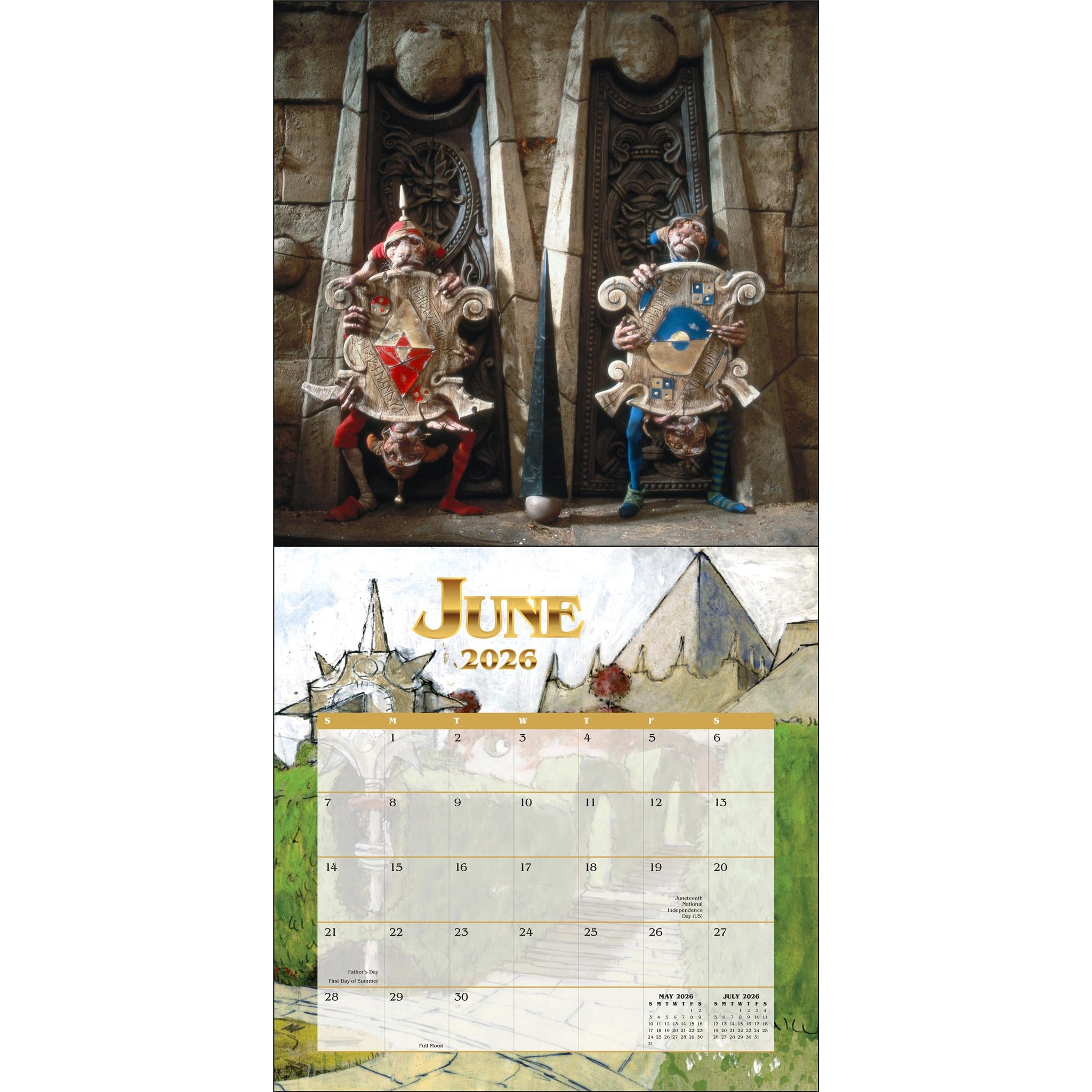 Jim Henson’s Labyrinth 2026 Wall Calendar