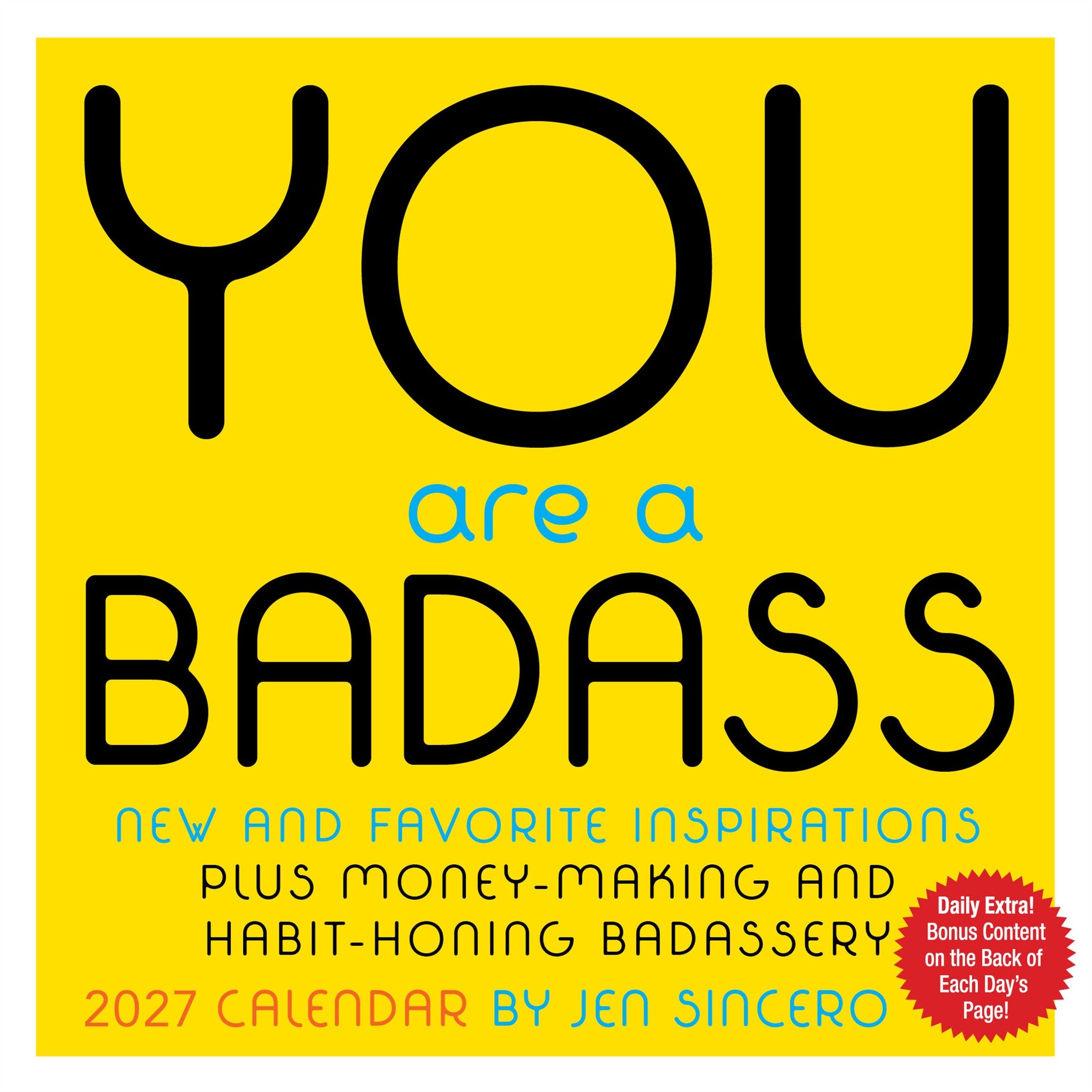 You Are a Badass 2027 Box Calendar