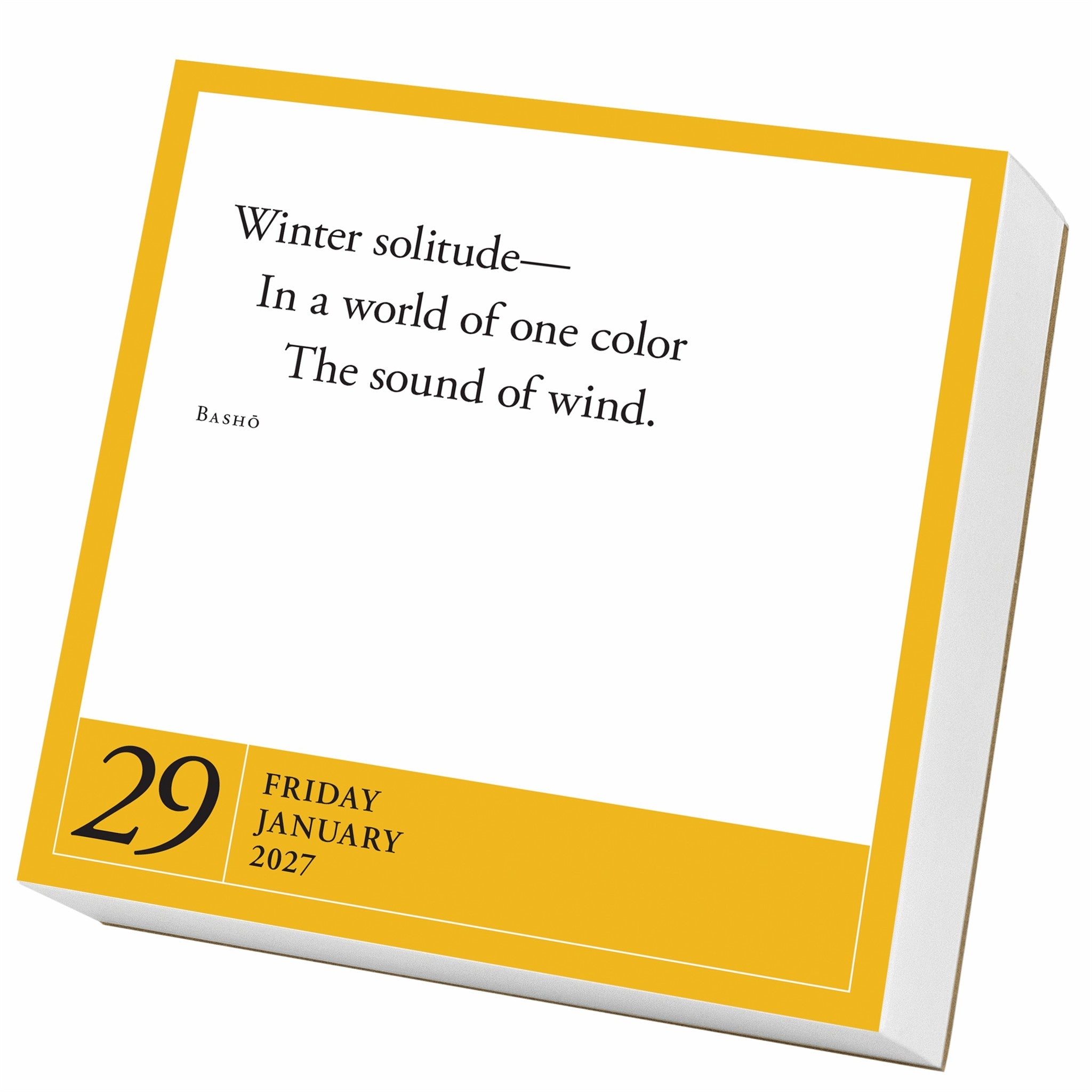 A Year of Zen 2027 Box Calendar