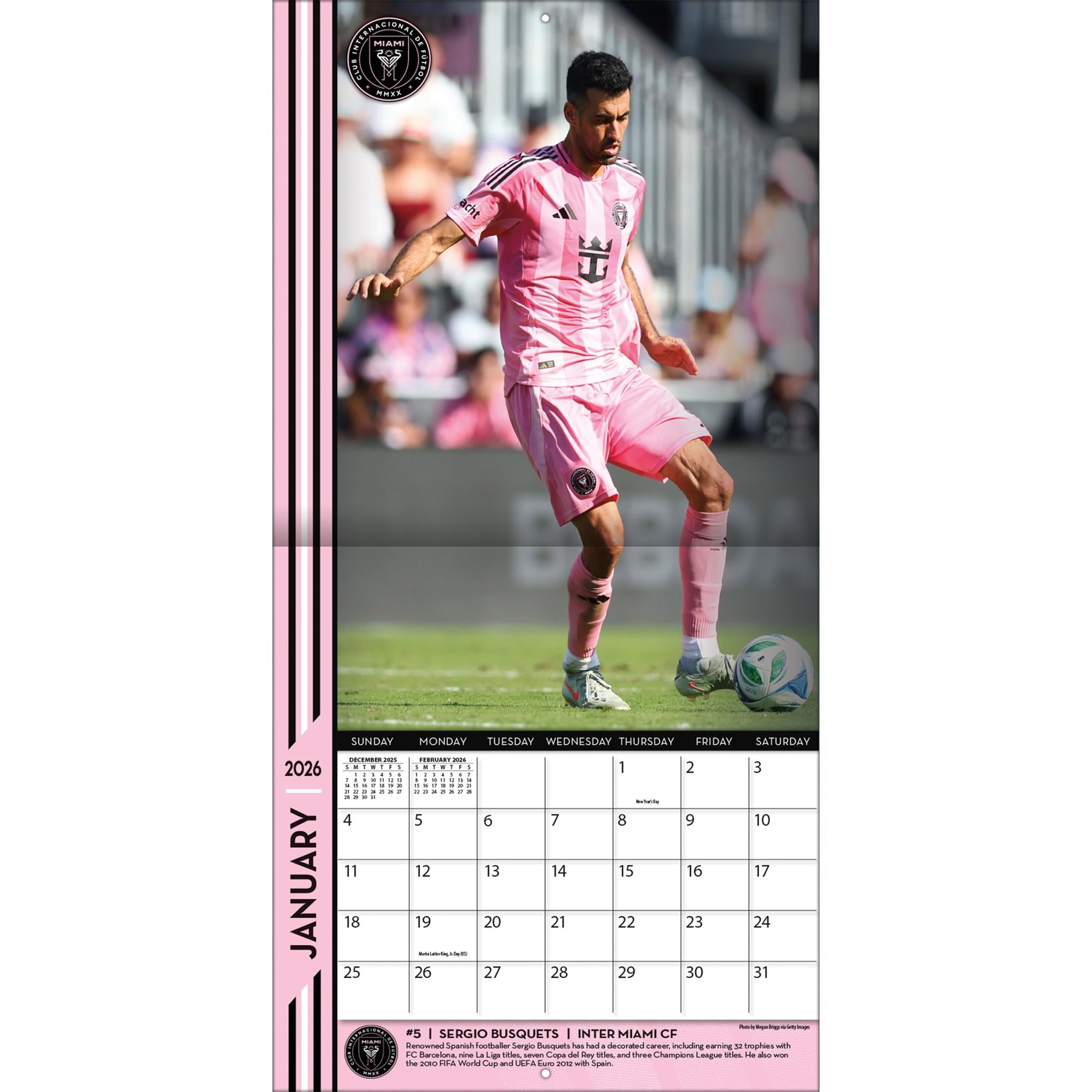 MLS Elite 2026 Wall Calendar
