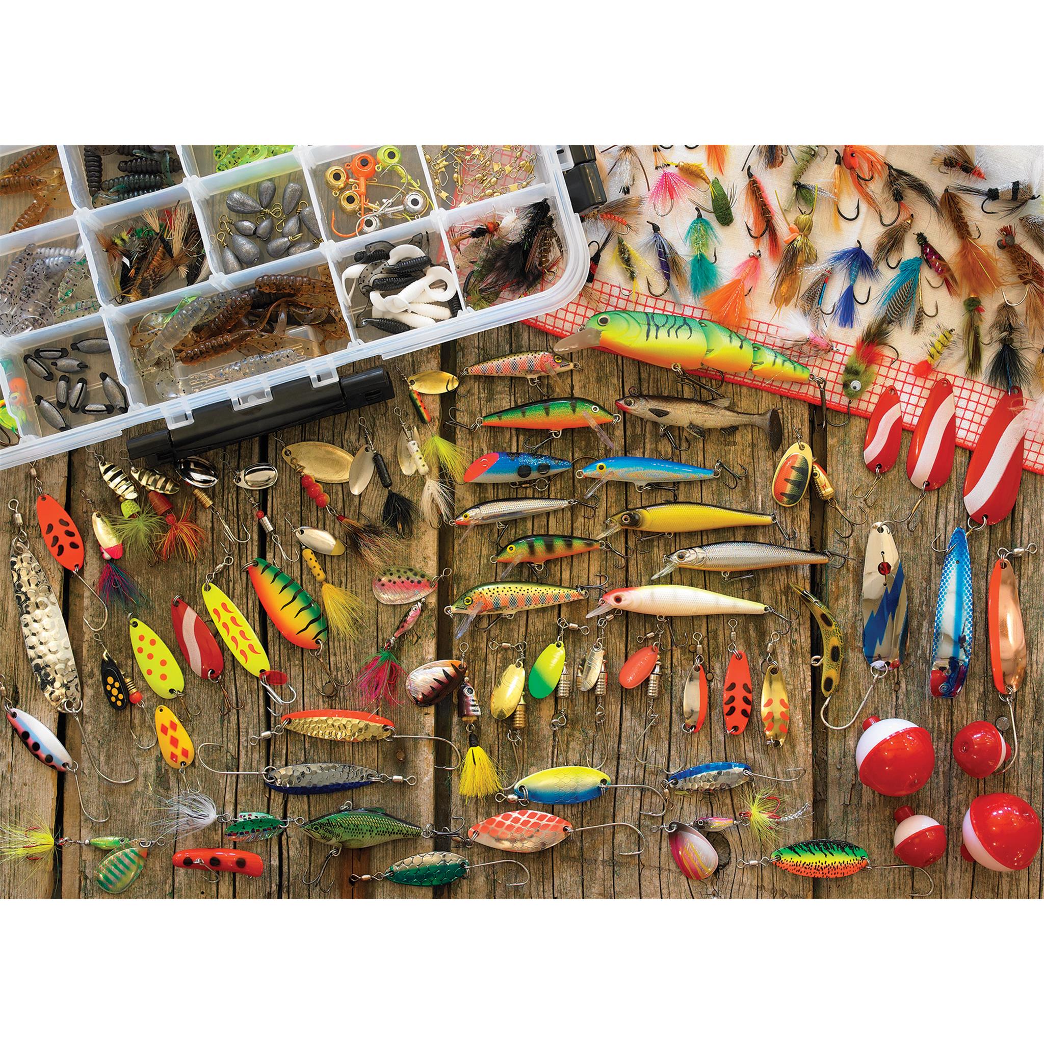 Fishing Lures 1000 Piece Puzzle Cobble Hill