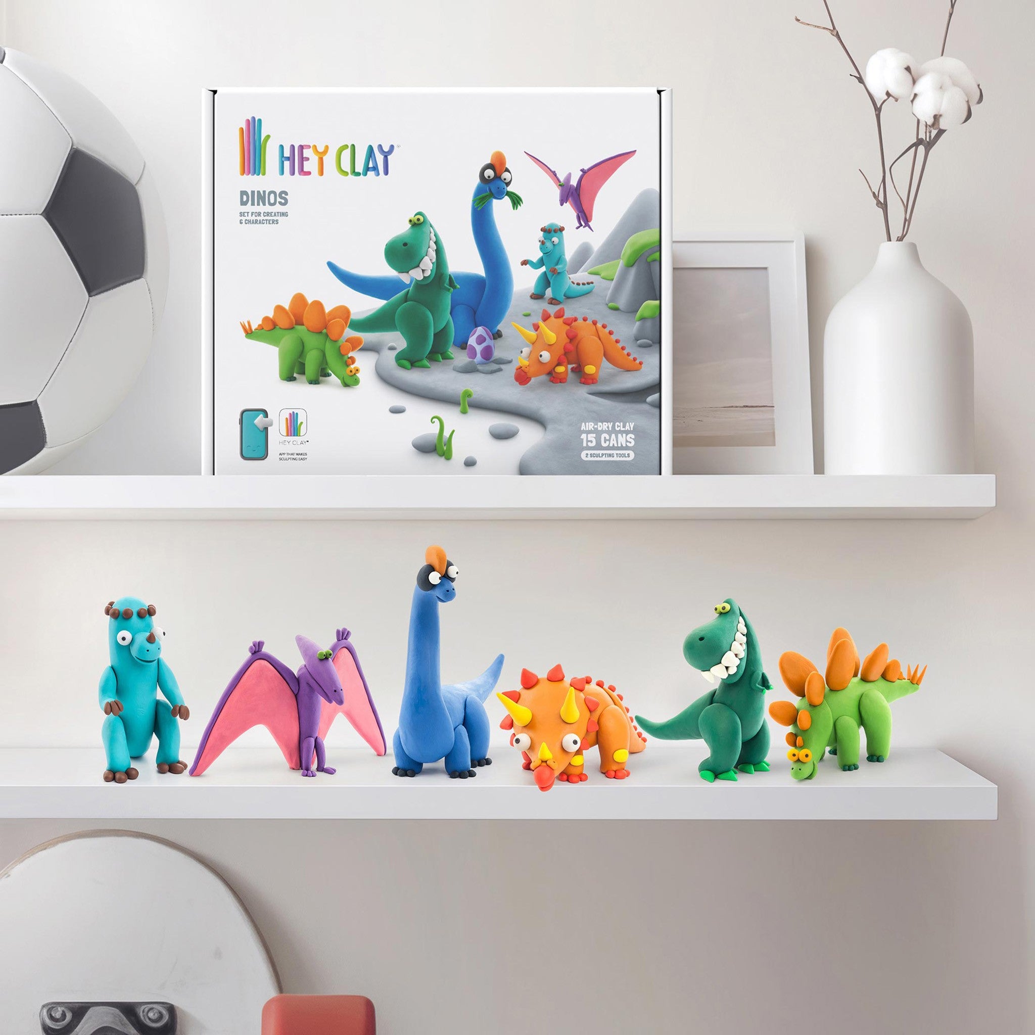 Dinos Hey Clay (15 Cans)