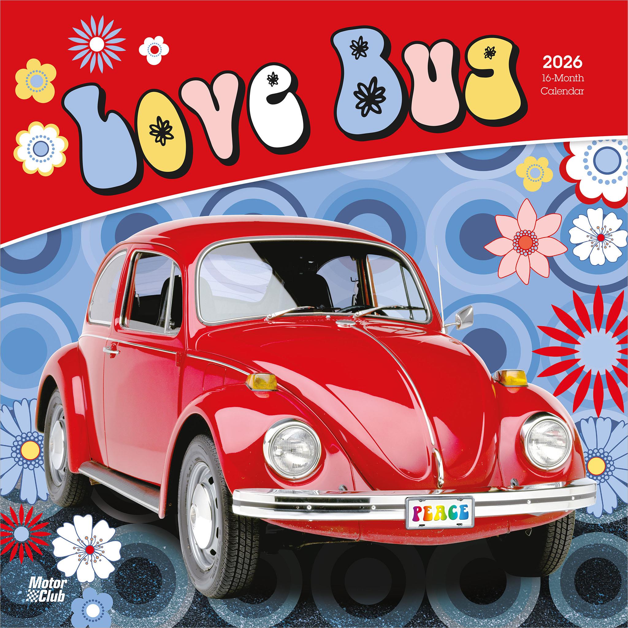 Calendrier mural Love Bug 2026