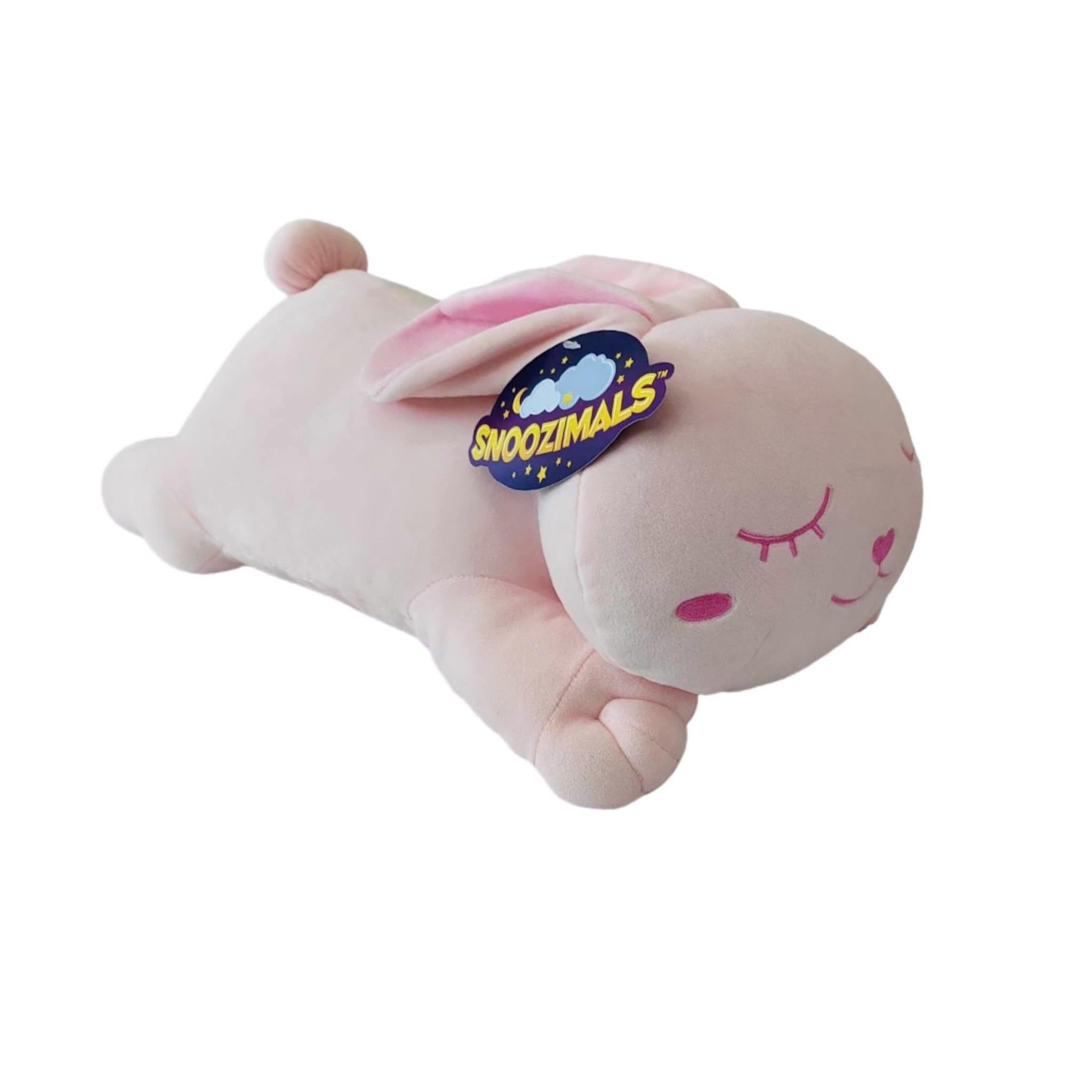 Peluche Lapin Rose Snoozimal 50 cm