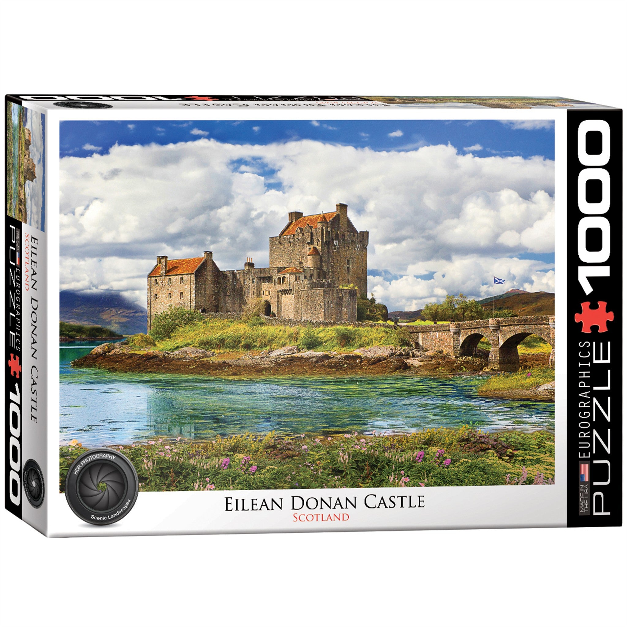 Puzzle exclusif de 1000 pièces du château d'Eilean Donan en Écosse