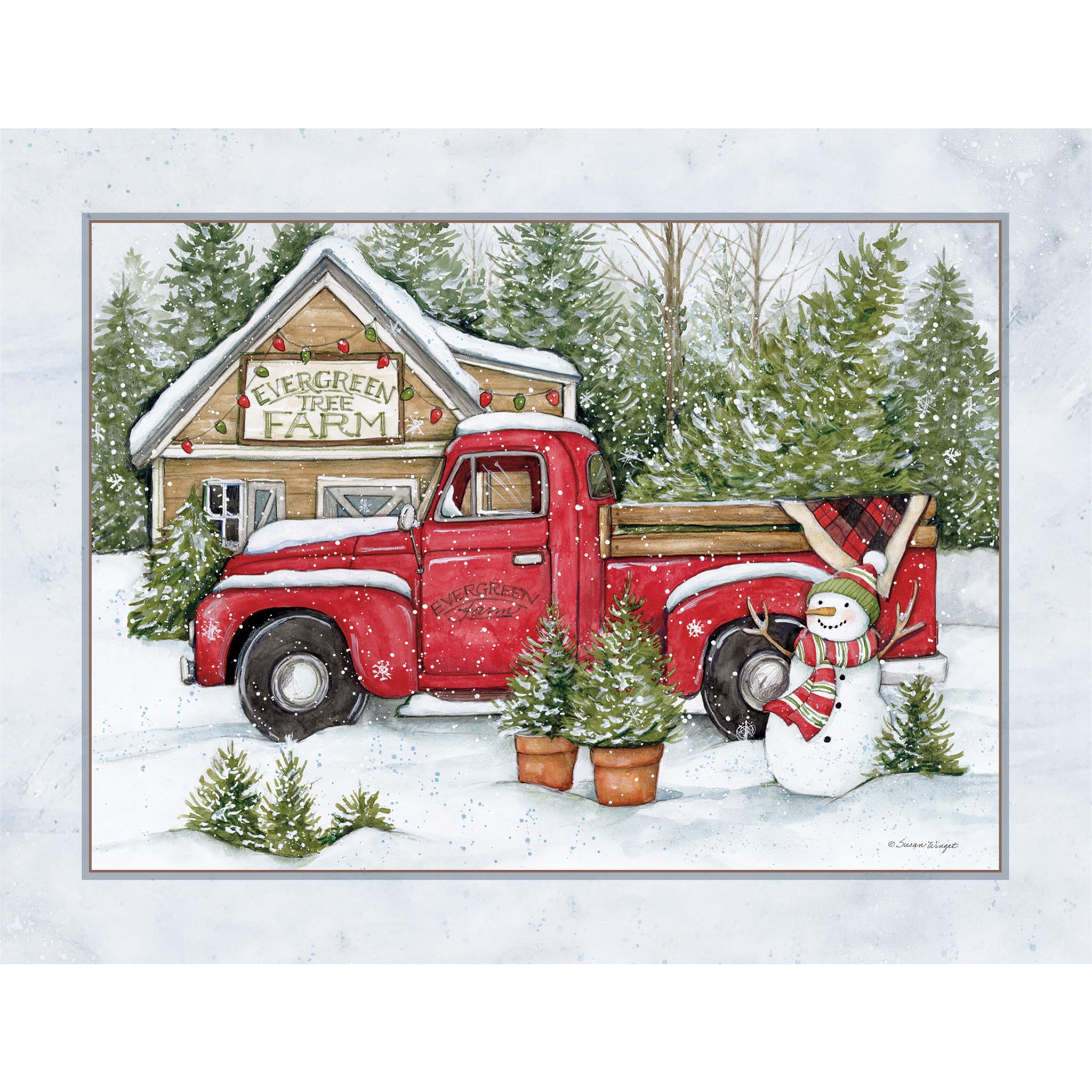 Calendrier mural édition spéciale Truckin Along 2026 avec impression