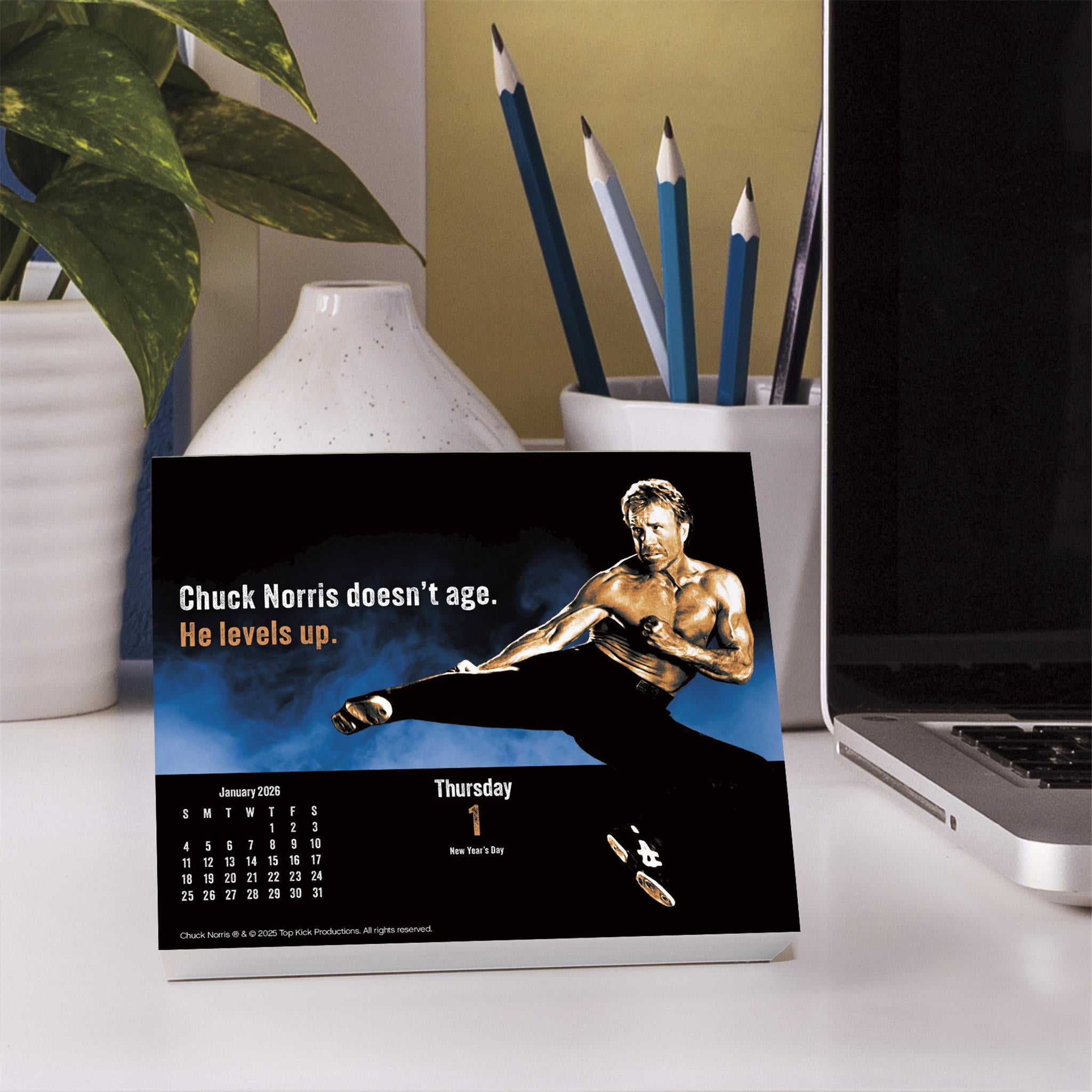 Calendrier Chuck Norris 2026