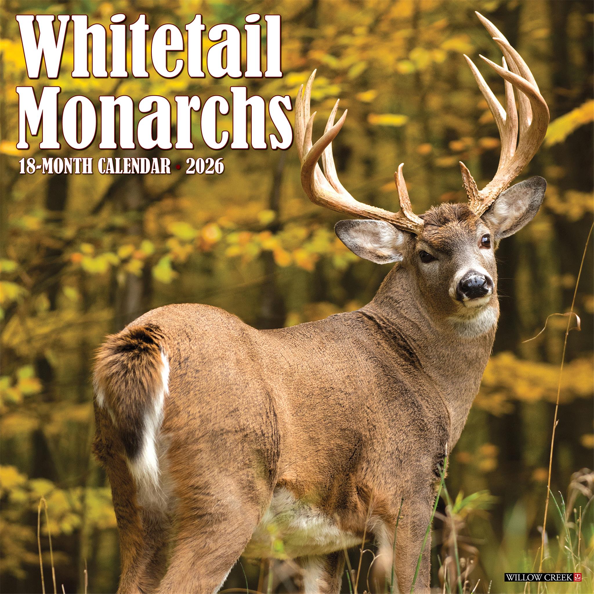 Calendrier mural Whitetail Monarchs 2026