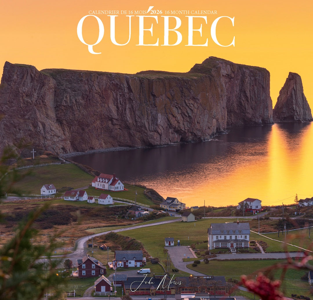Calendrier mural de la ville de Québec 2026 (français)