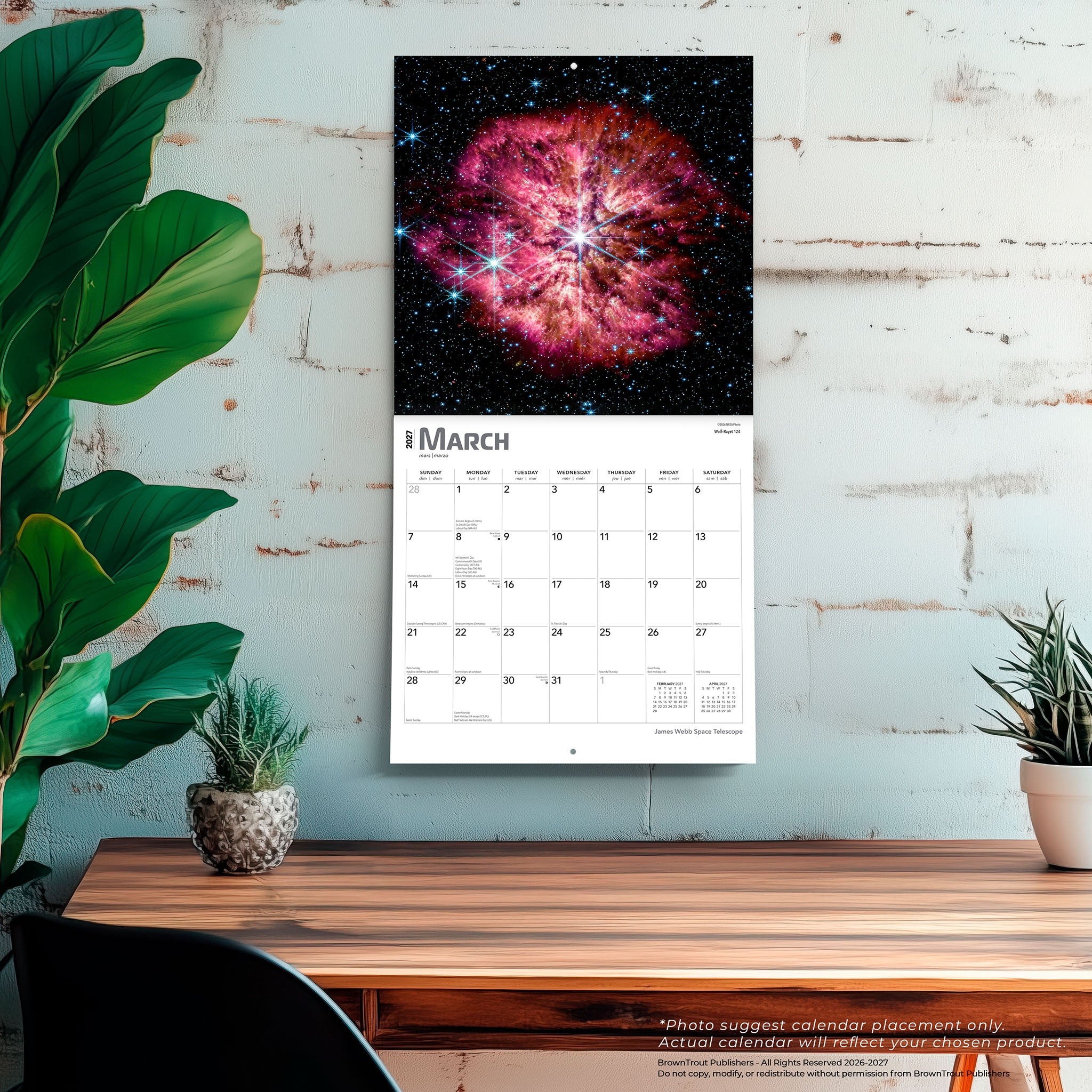 James Webb Space Telescope 2027 Wall Calendar