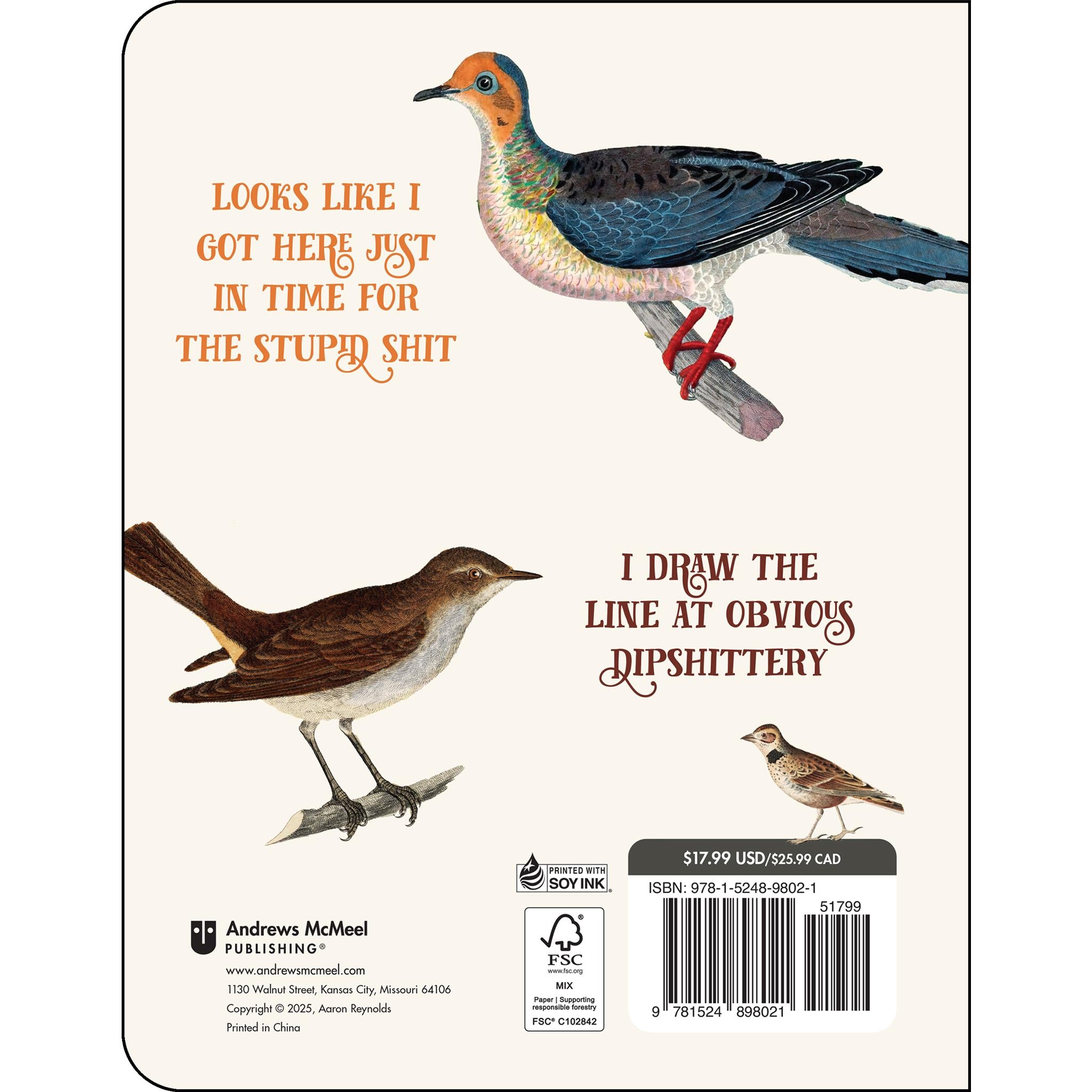 Calendrier de fiançailles Effin' Birds 2026