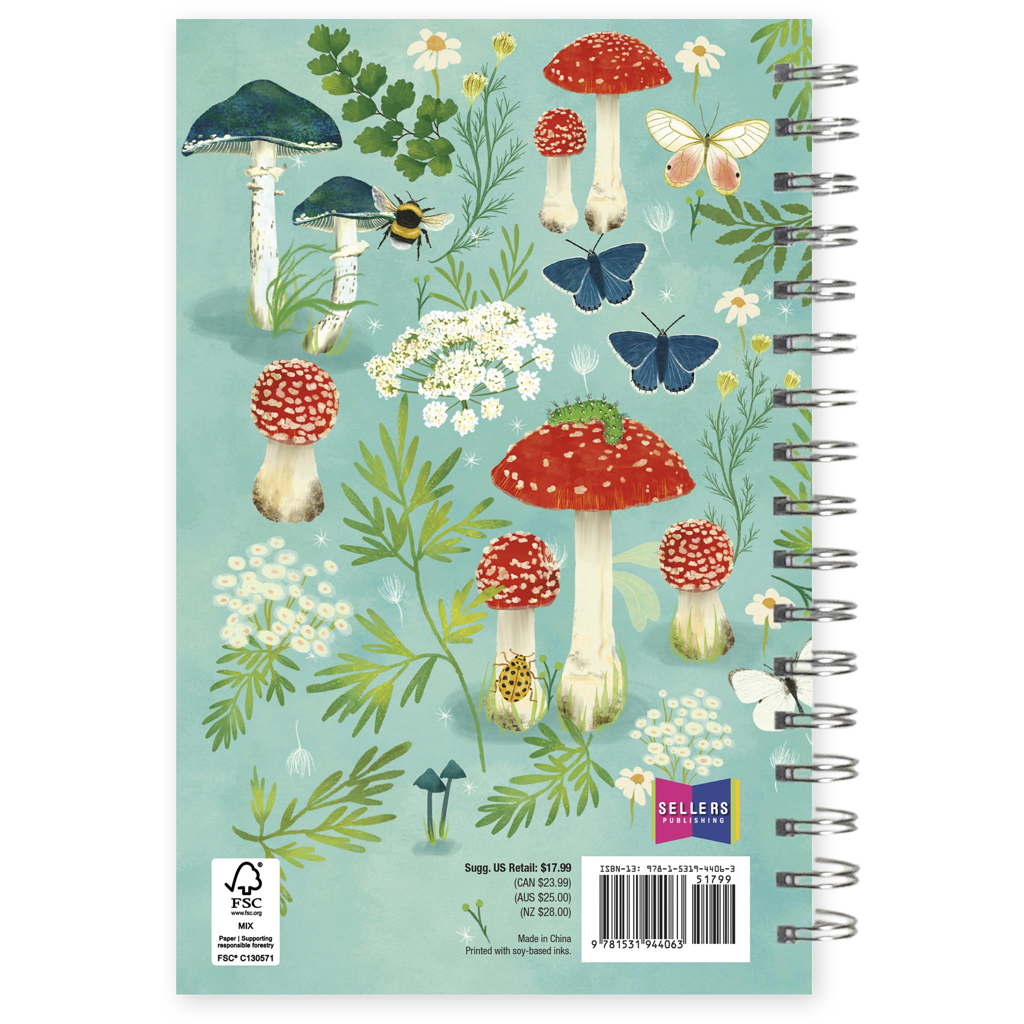 Calendrier des fiançailles 2025-2026 du Jardin de champignons design