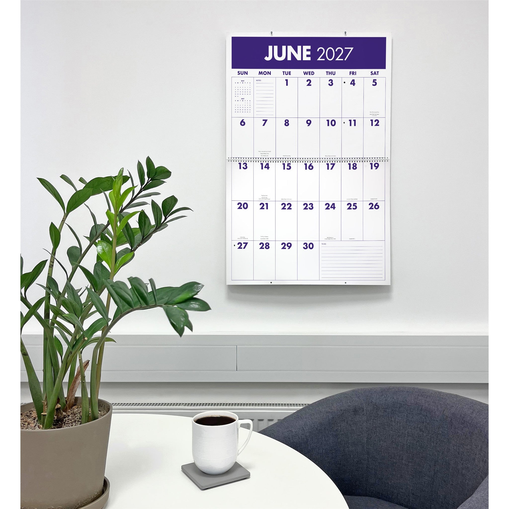 Calendrier mural Mammoth Grid 2027