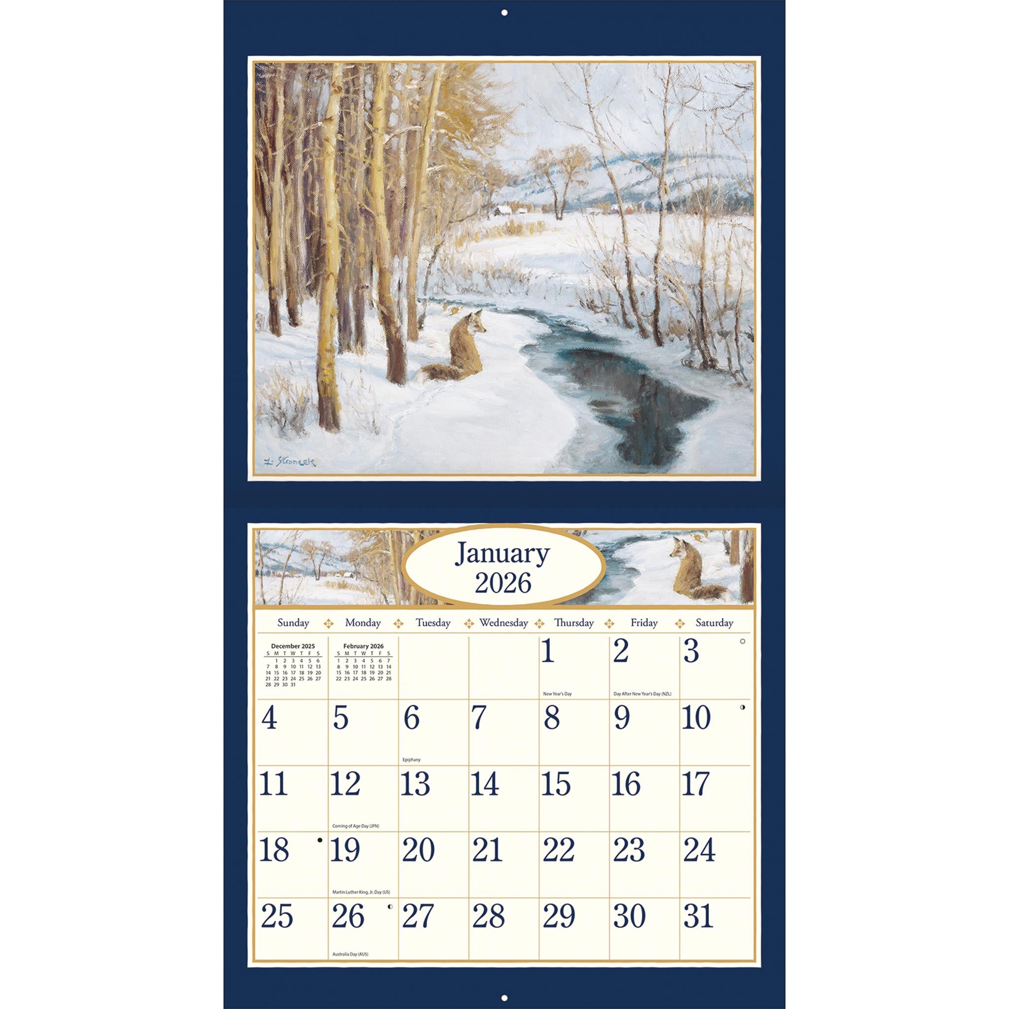 Four Seasons 2026 Deluxe Wall Calendar