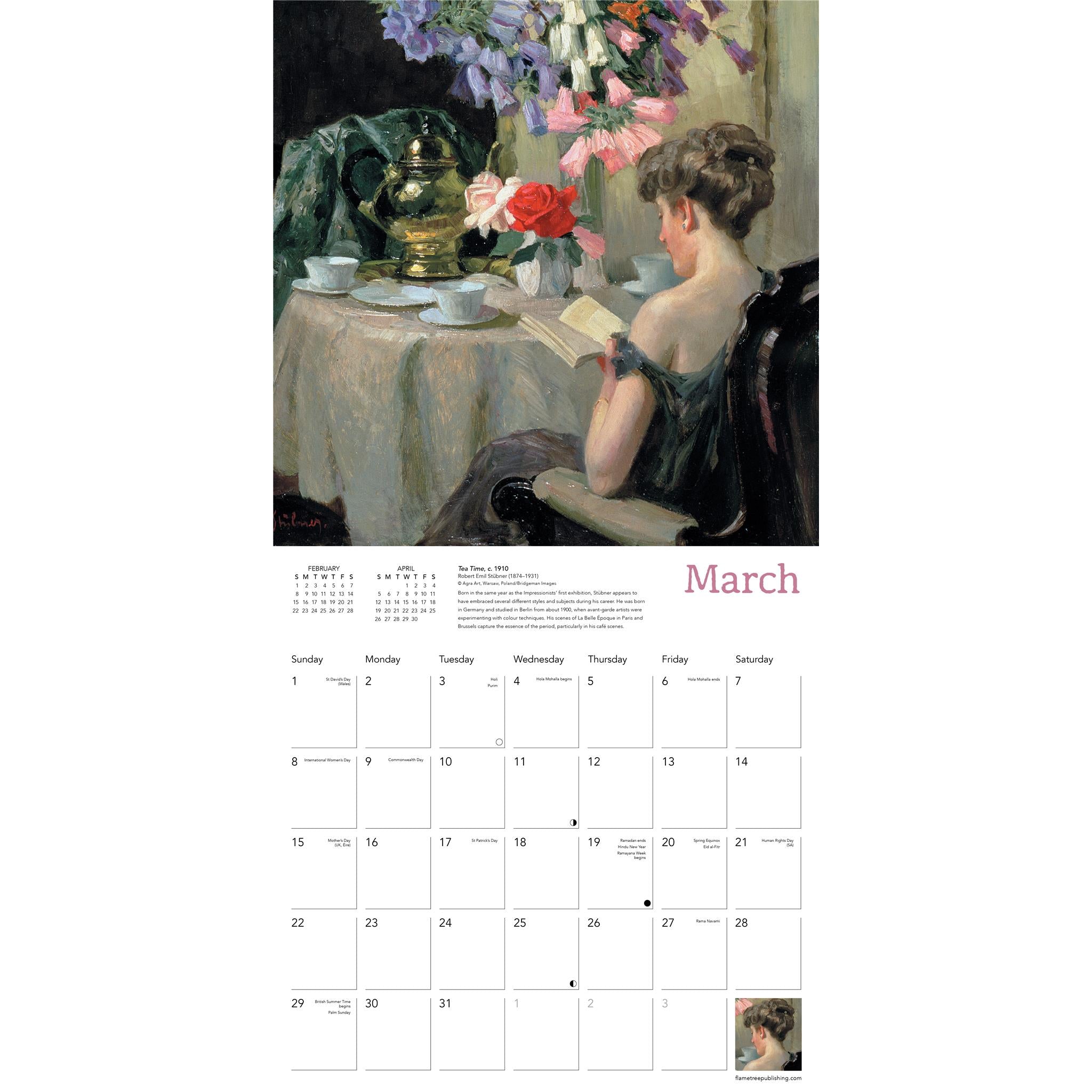 Calendrier mural 2026 des amoureux des livres - Disponible uniquement en ligne