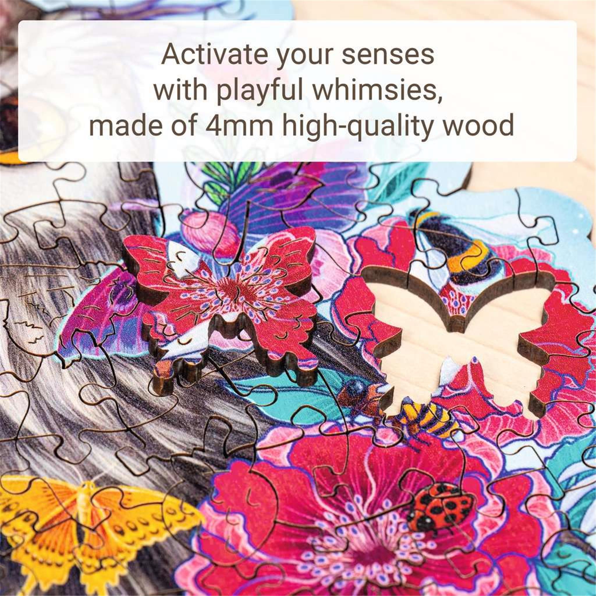 Puzzle en bois Ravensburger « Hibou mystérieux » de 150 pièces