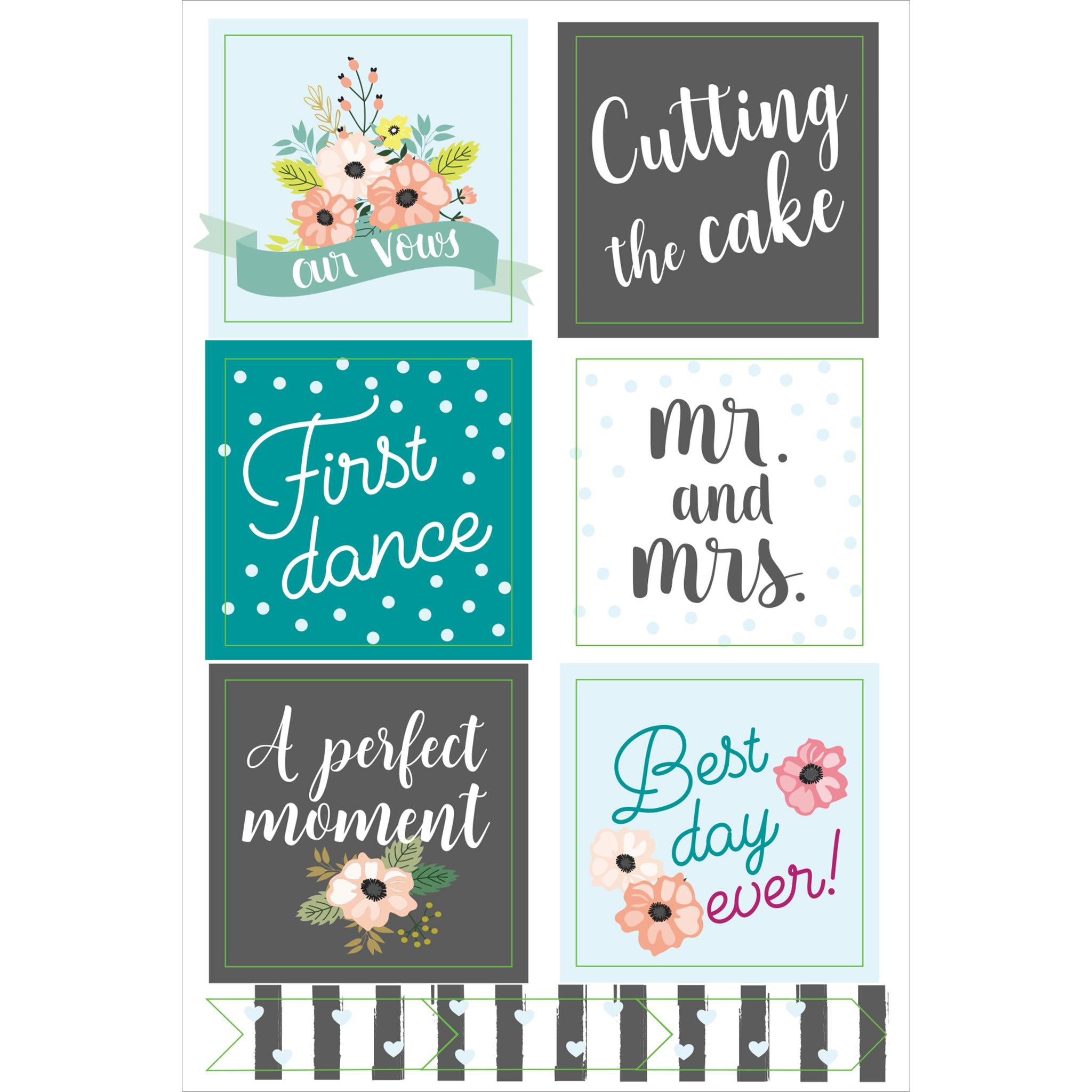 Autocollants pour organisateur de mariage