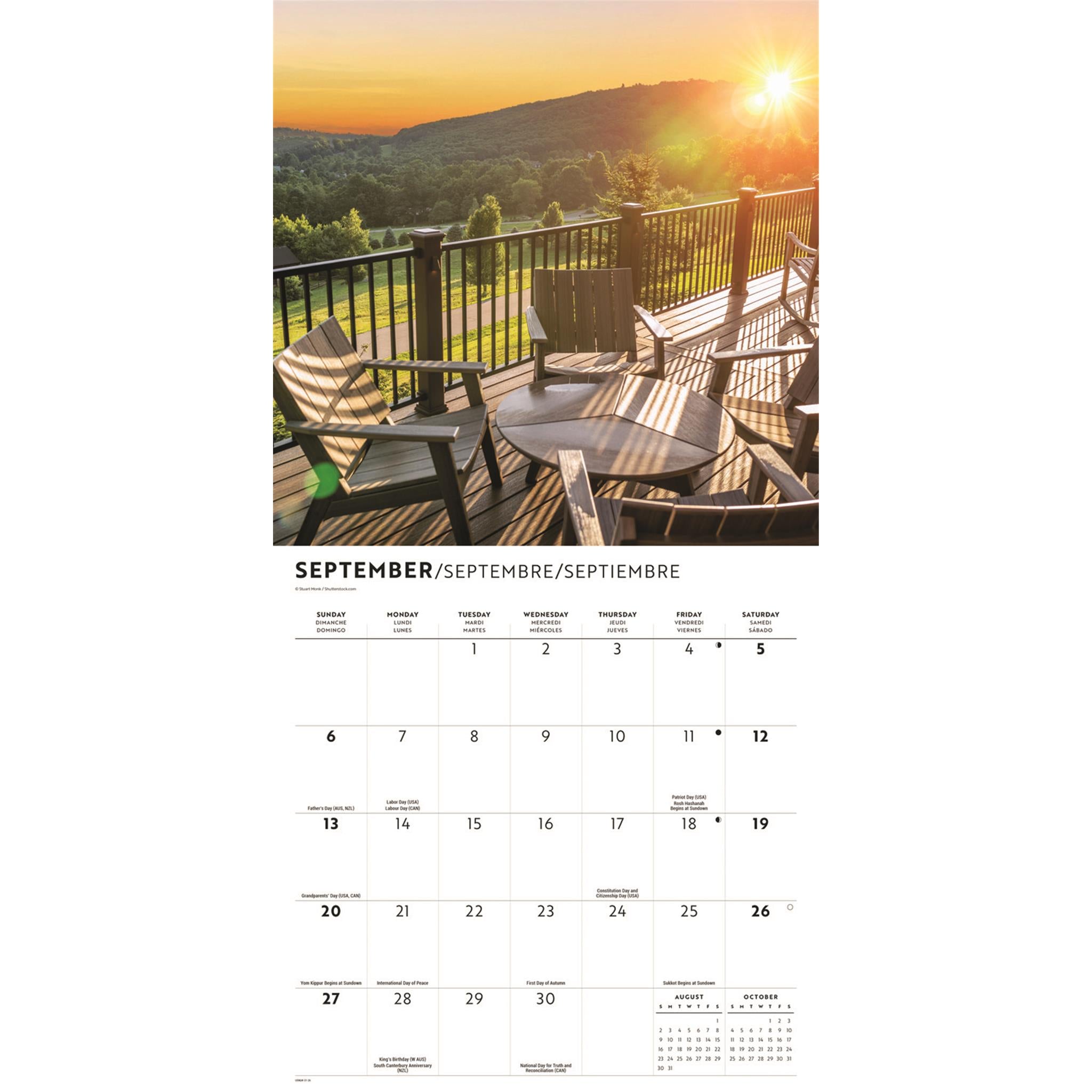 Calendrier mural On The Porch 2026